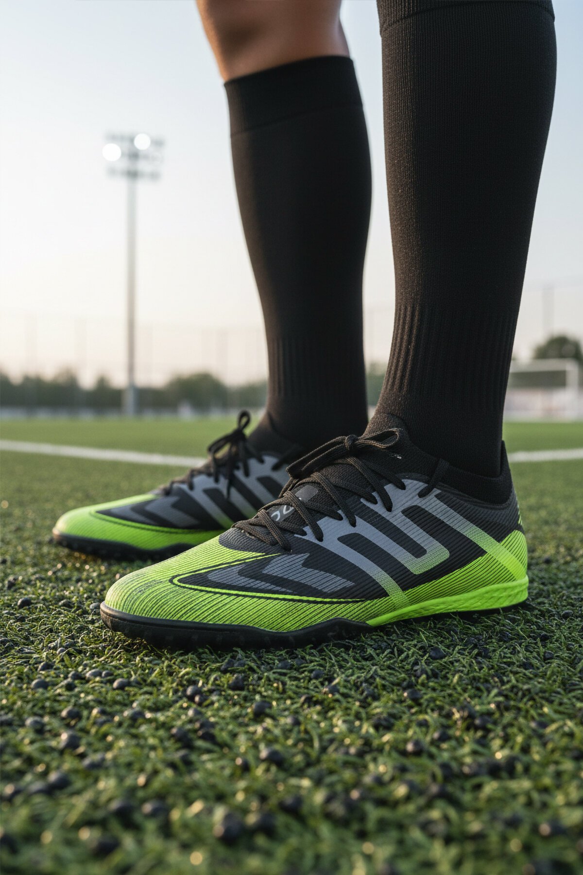 Siyah-Gümüş Erkek Halı Saha Ayakkabısı MH-252-149 M