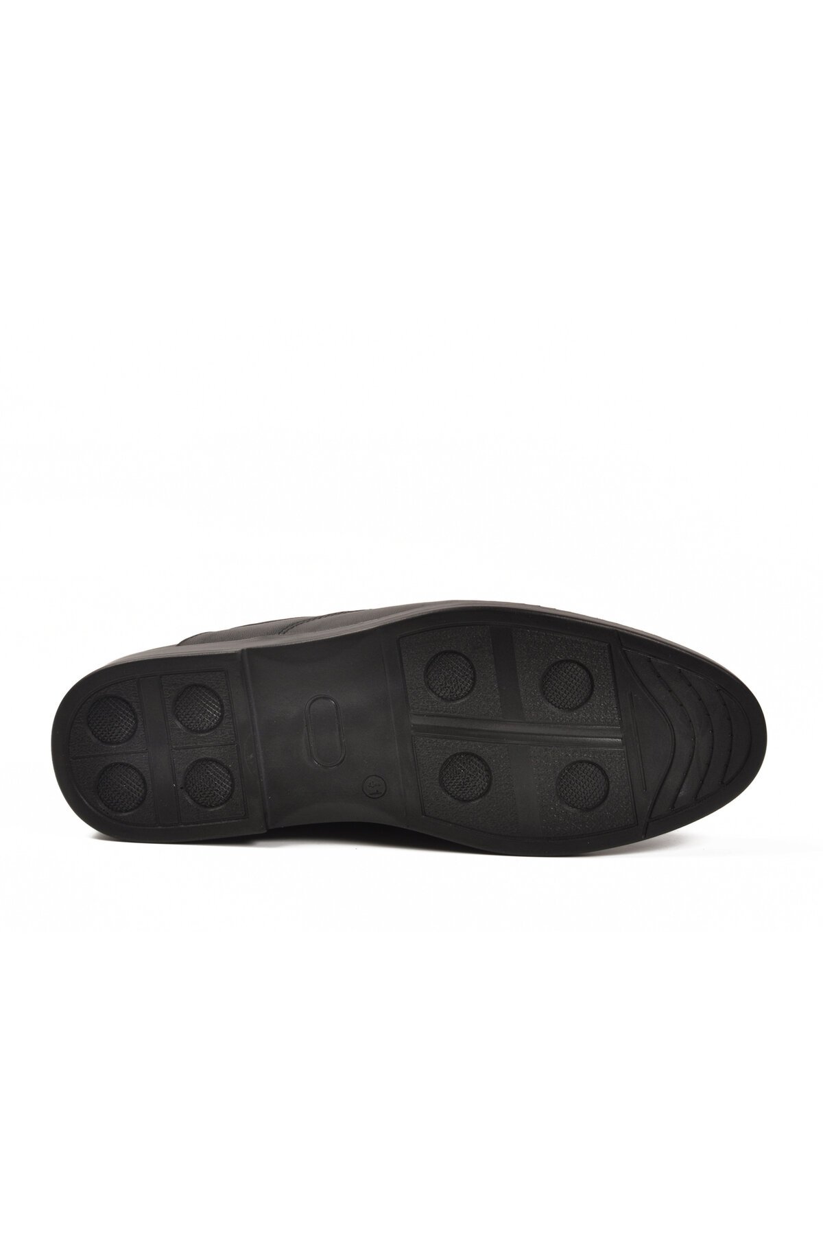 Siyah Hakiki Deri Erkek Günlük Ayakkabı DSN 2029 M