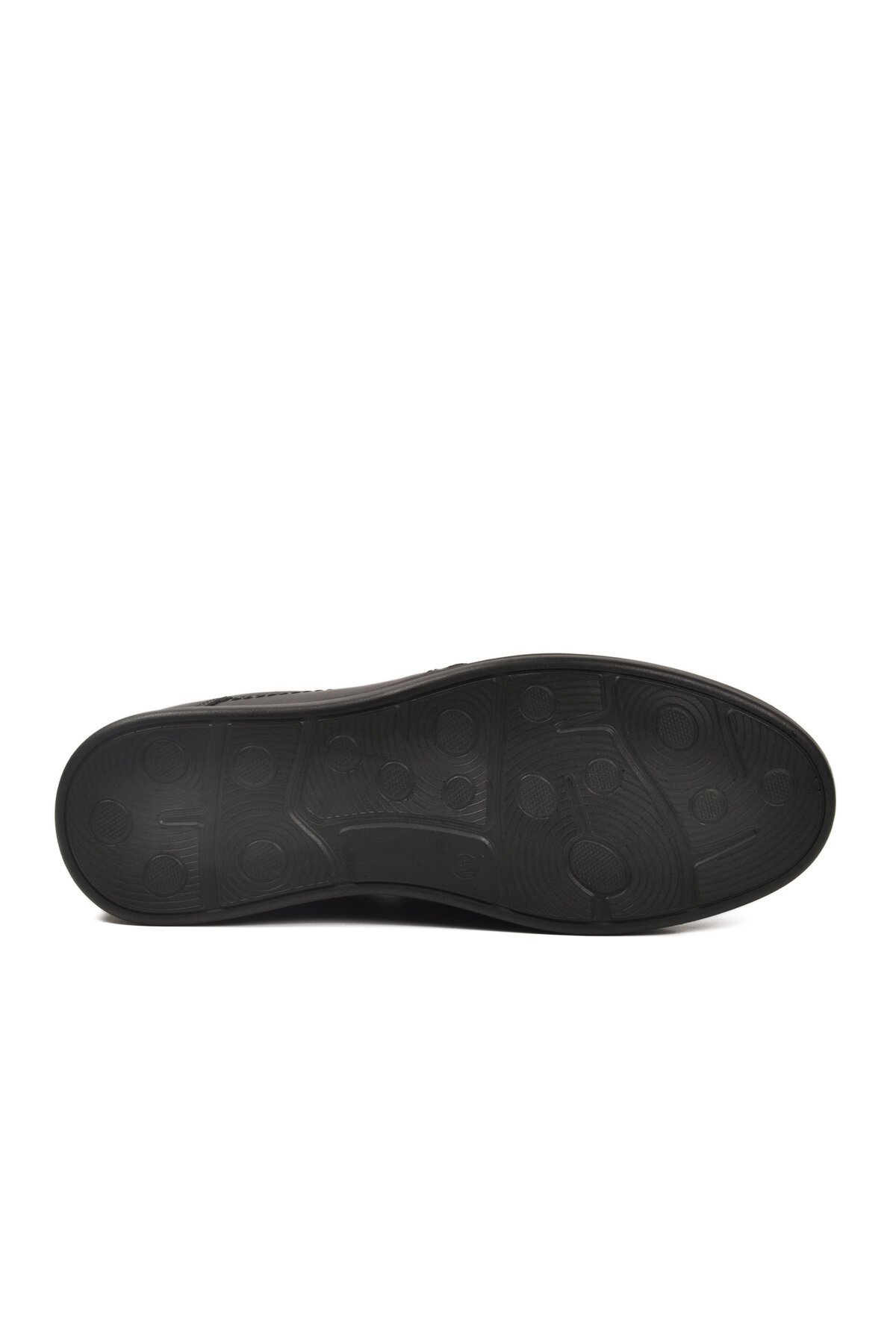 Siyah Hakiki Deri Erkek Günlük Ayakkabı Sensitive 6122 M