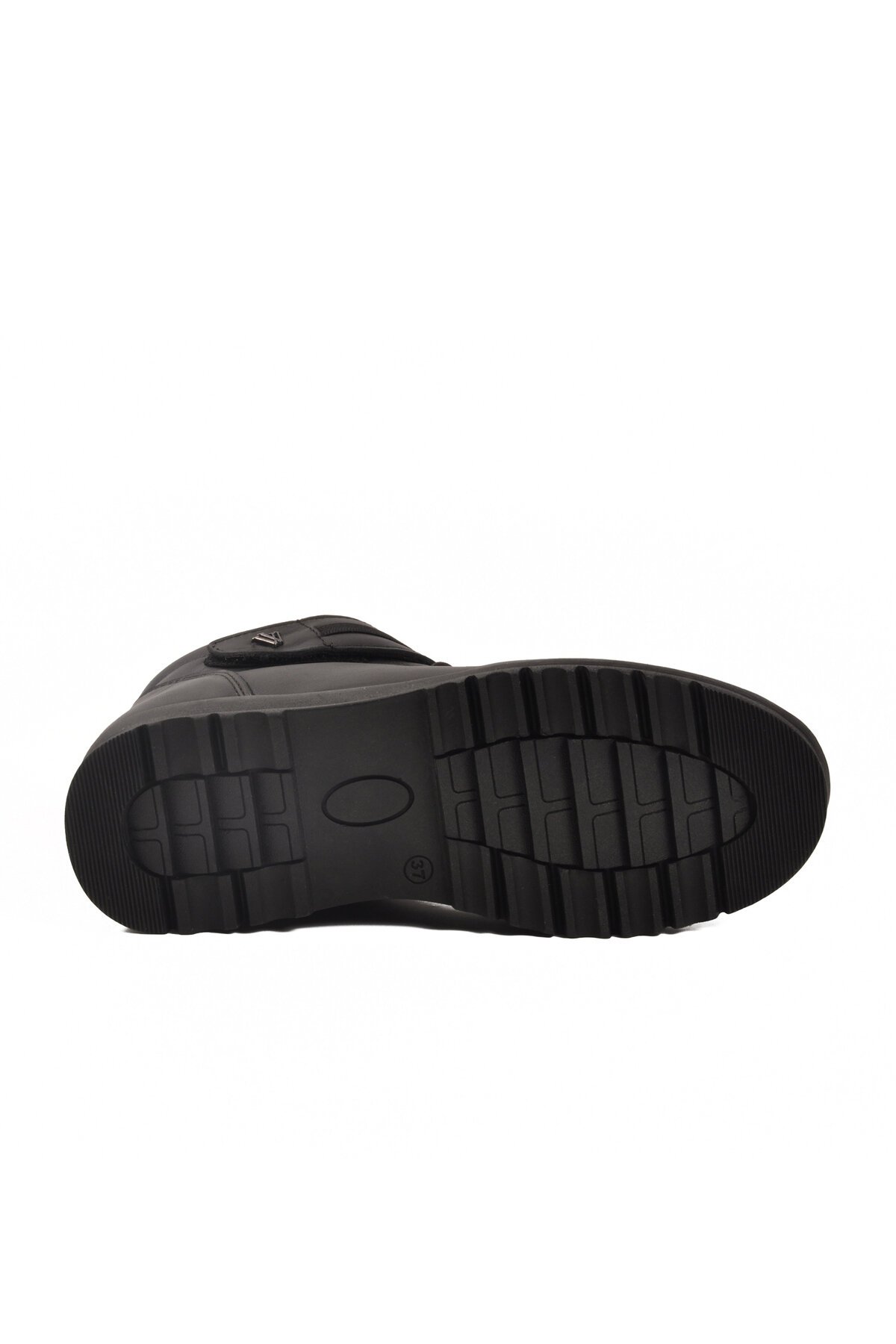 Siyah Fermuarlı Hakiki Deri Kadın Bot Z438 Z