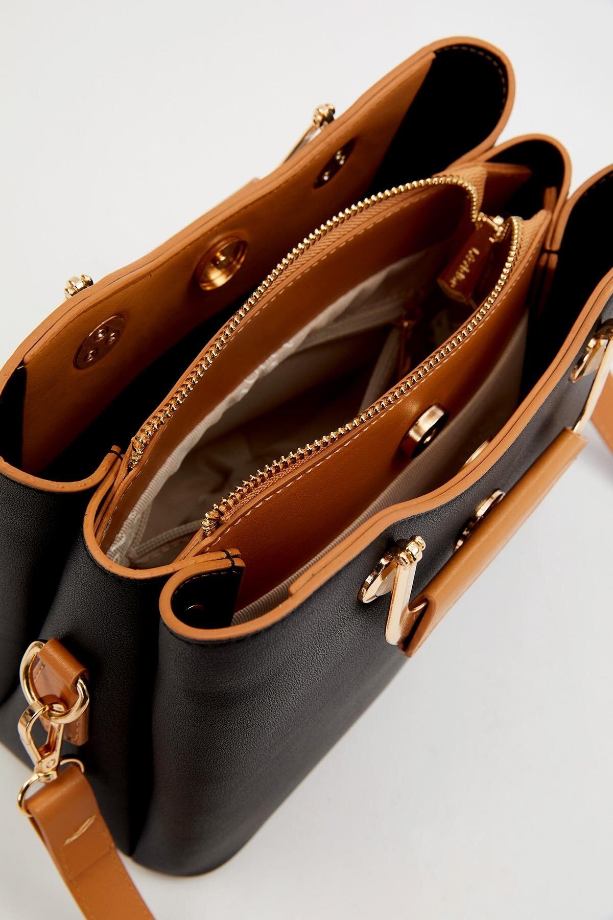 Siyah Kadın El Ve Omuz Çantası Levidor 930534