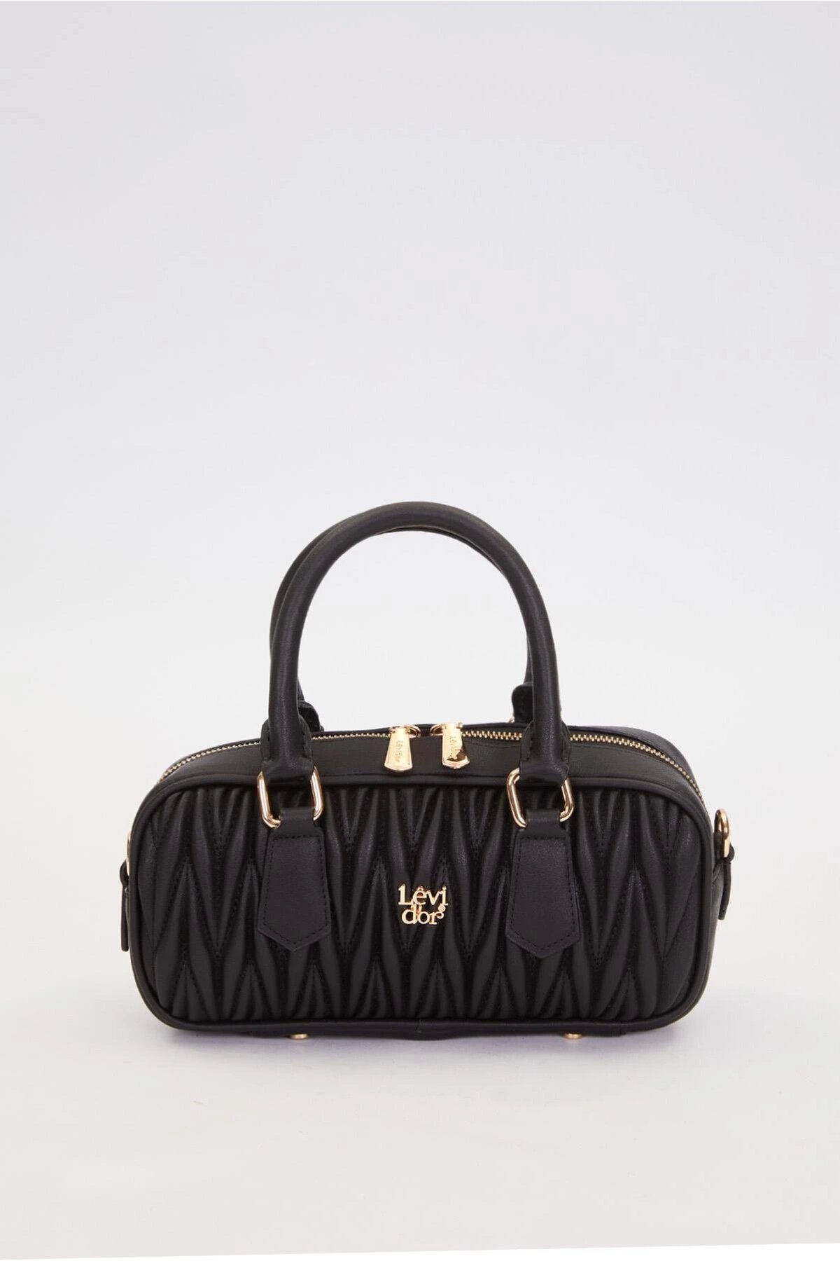 Siyah Kadın El Ve Omuz Çantası Levidor 930928