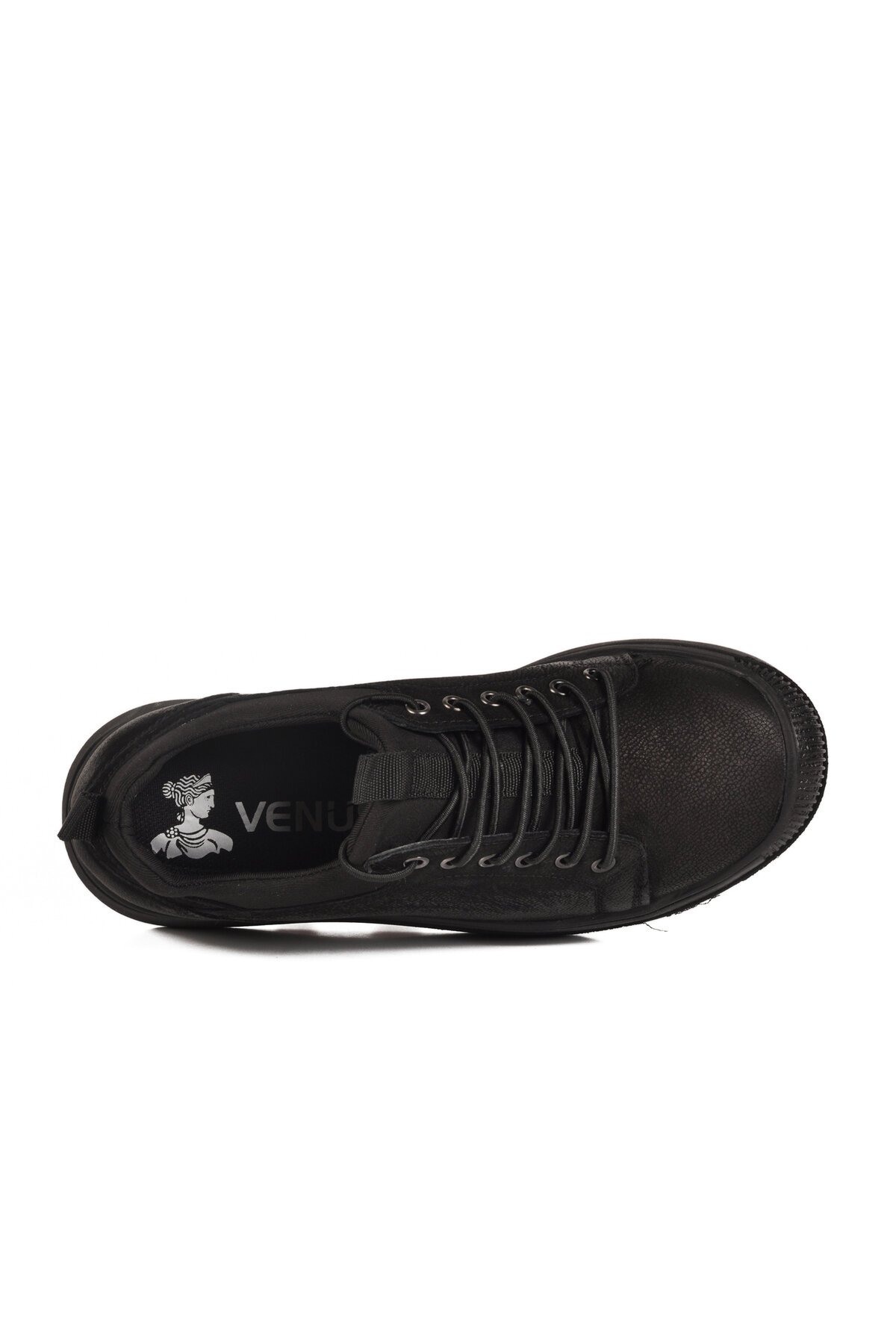 Siyah Nubuk Hakiki Deri Kadın Günlük Ayakkabı 2551701K Z