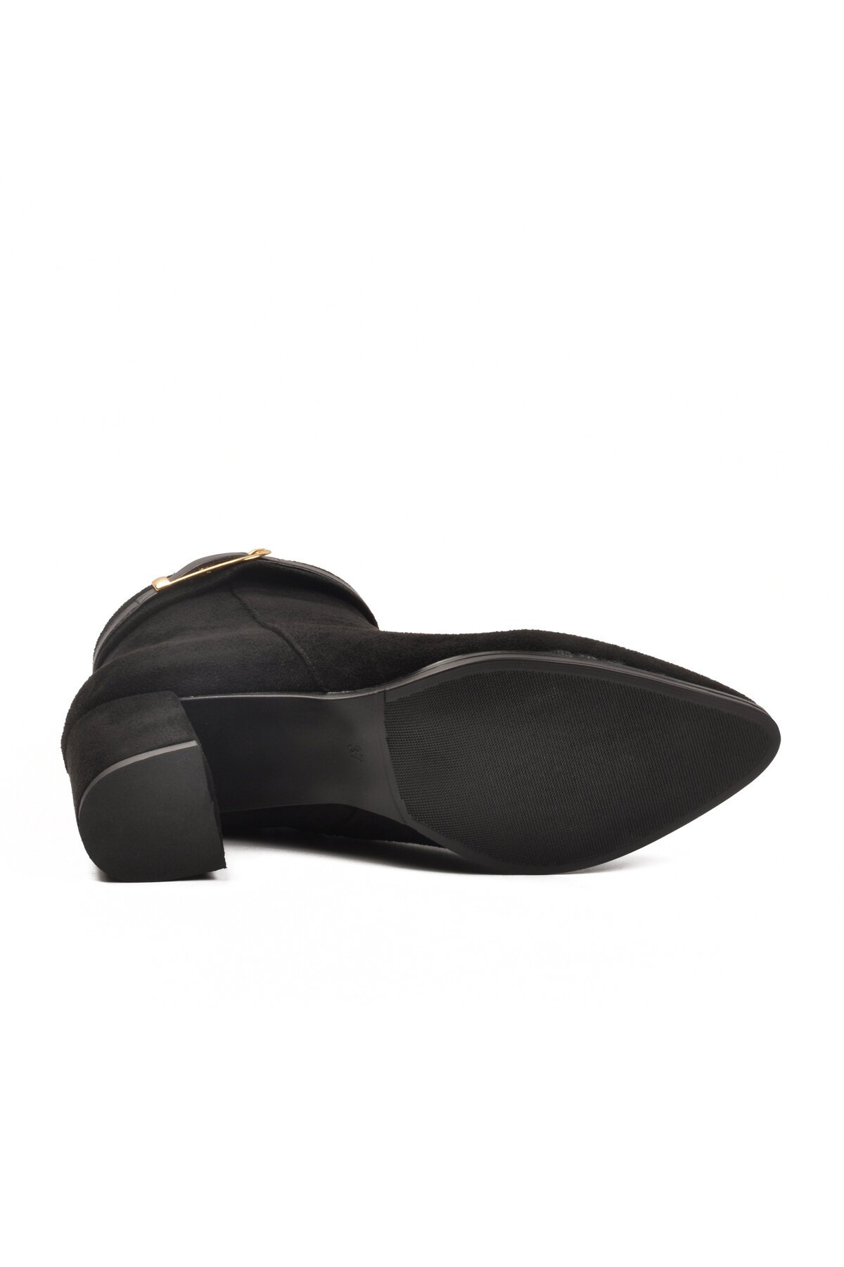 Siyah Süet İçi Kürklü Kadın Bot 547815 Z