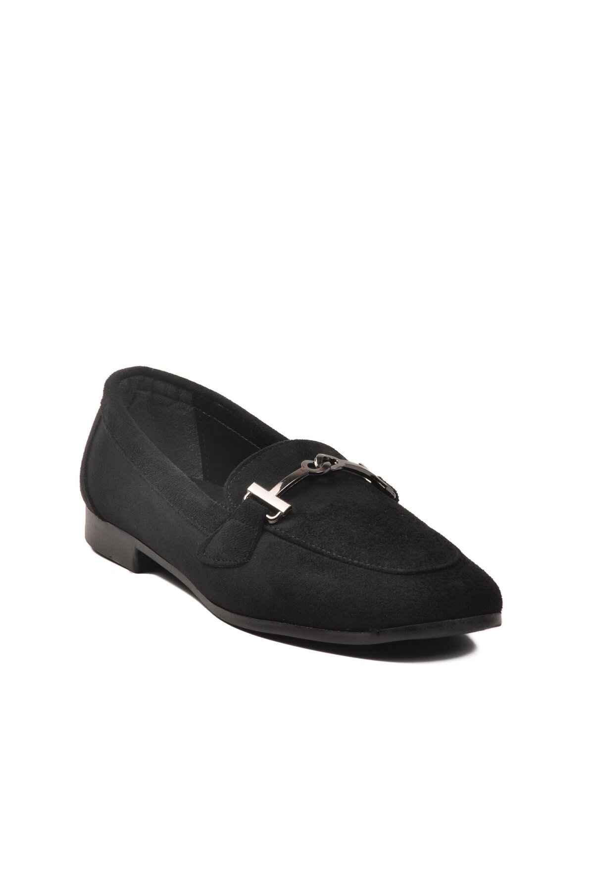 Siyah Süet Hafif Kadın Günlük Ayakkabı 572433 Z