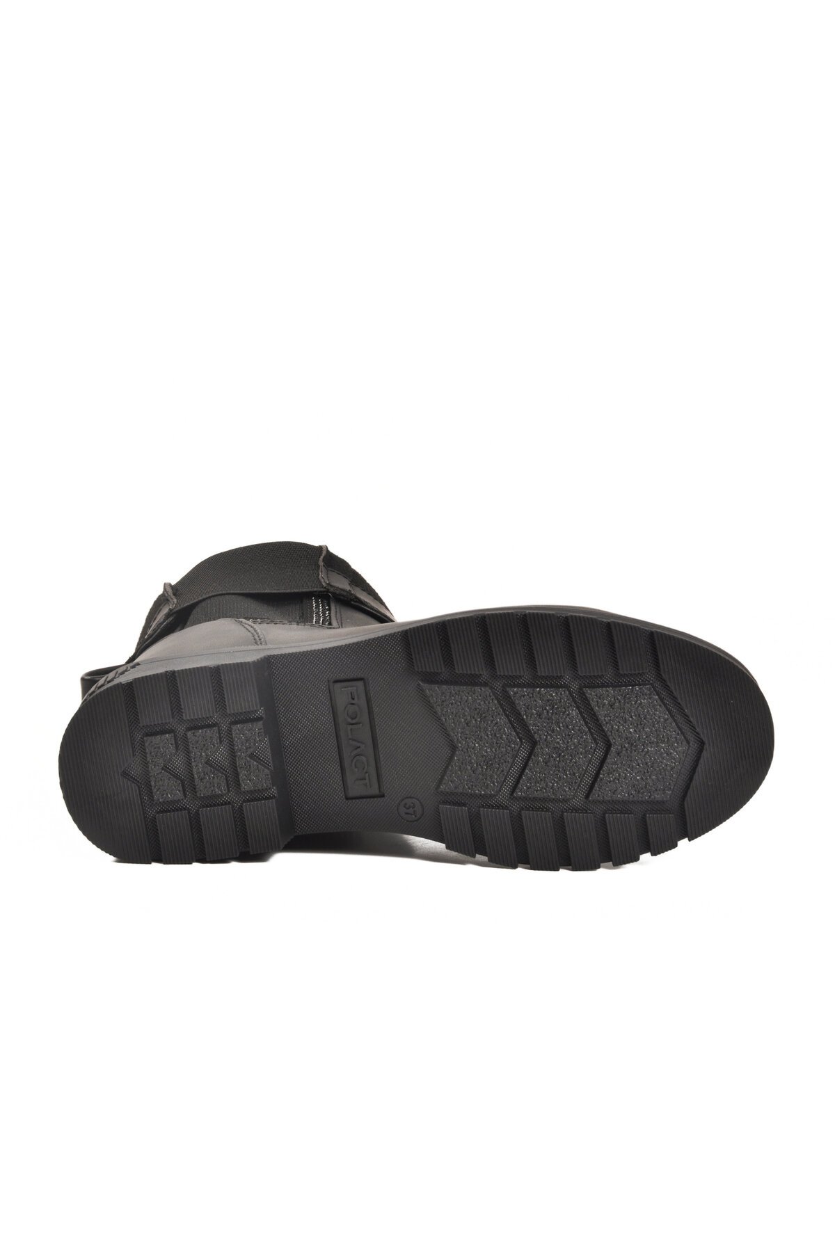 Siyah İçi Polarlı Uzun Kadın Bot 23012 Z