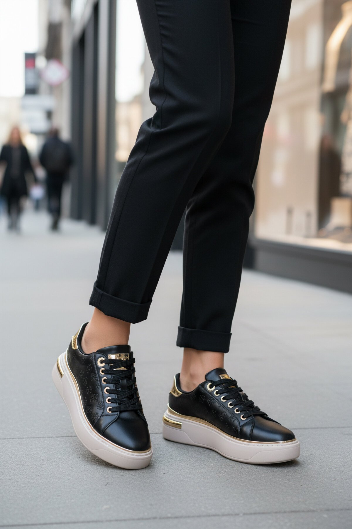 Siyah Kadın Sneaker Lady 028 Z