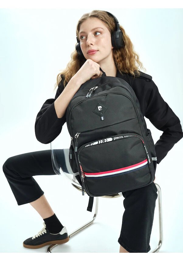 Siyah Unisex Okul Çantası 07PCT18001-L