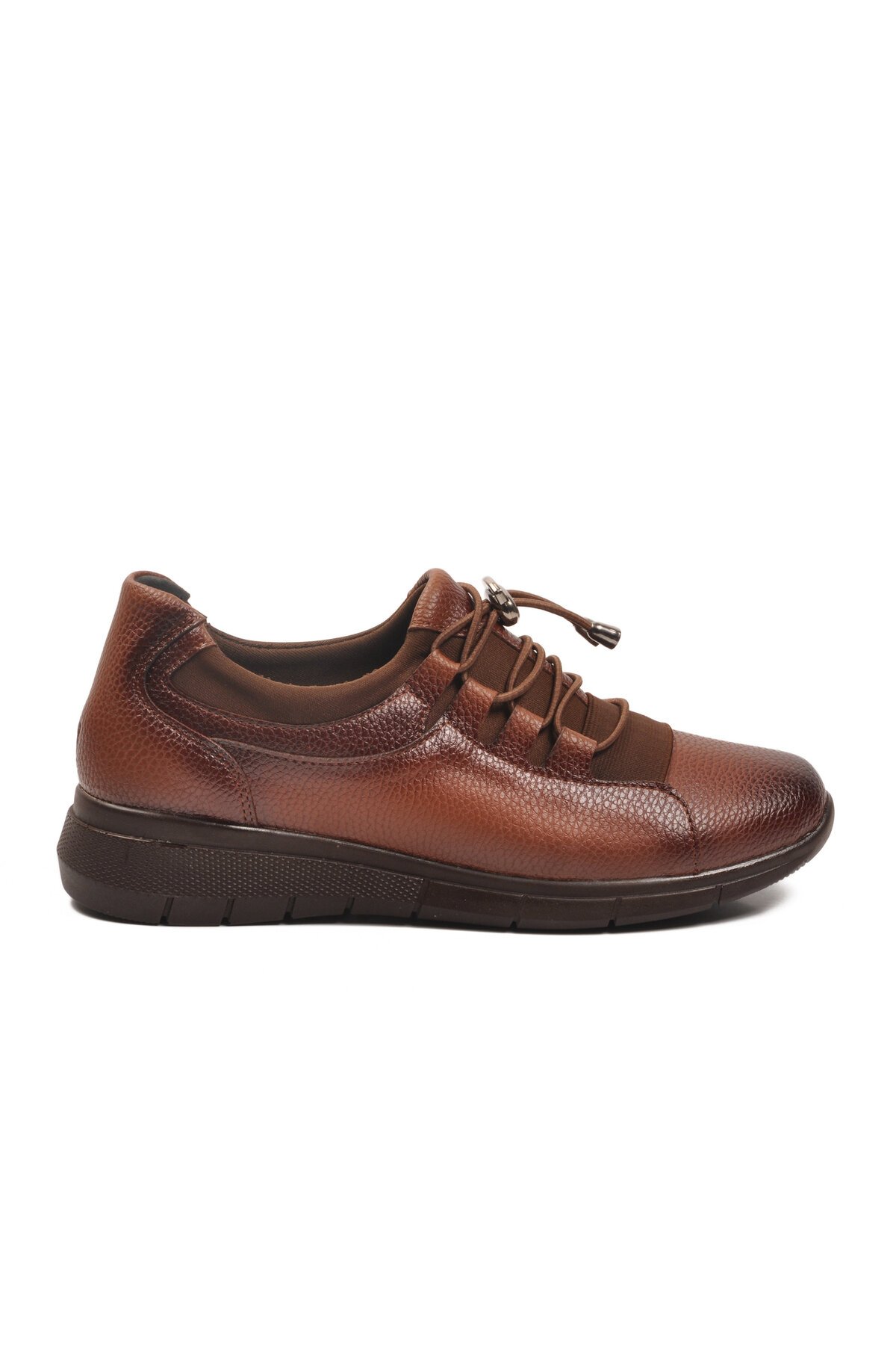 Taba Cilt Hafif Kilit Bağcıklı Kadın Günlük Ayakkabı 293120 Z