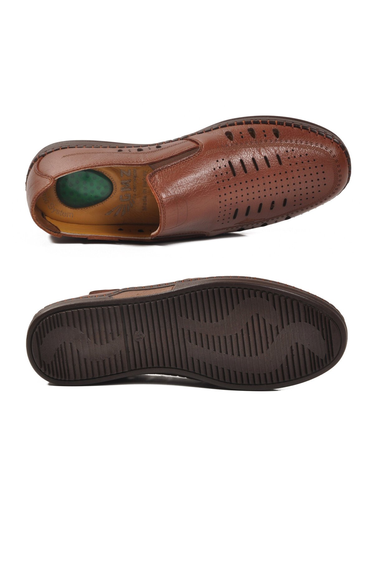 Taba Hakiki Deri Jel Tabanlı Erkek Klasik Ayakkabı 410 M