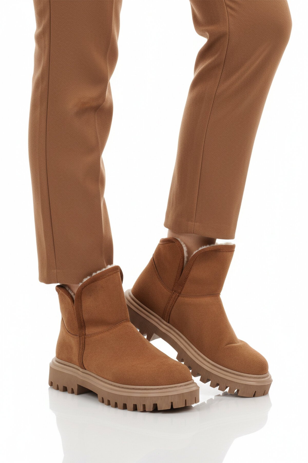 Taba Süet Hafif Kadın Bot 548038 Z