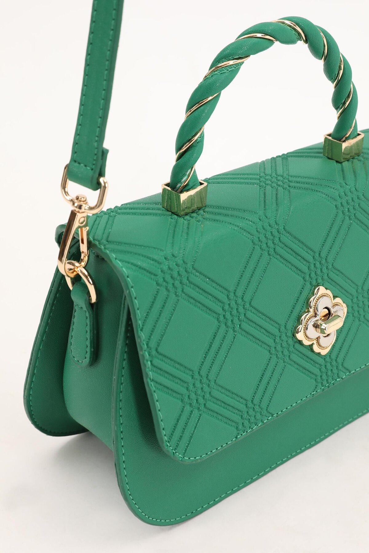 Yeşil Kadın El Ve Omuz Çantası 930180