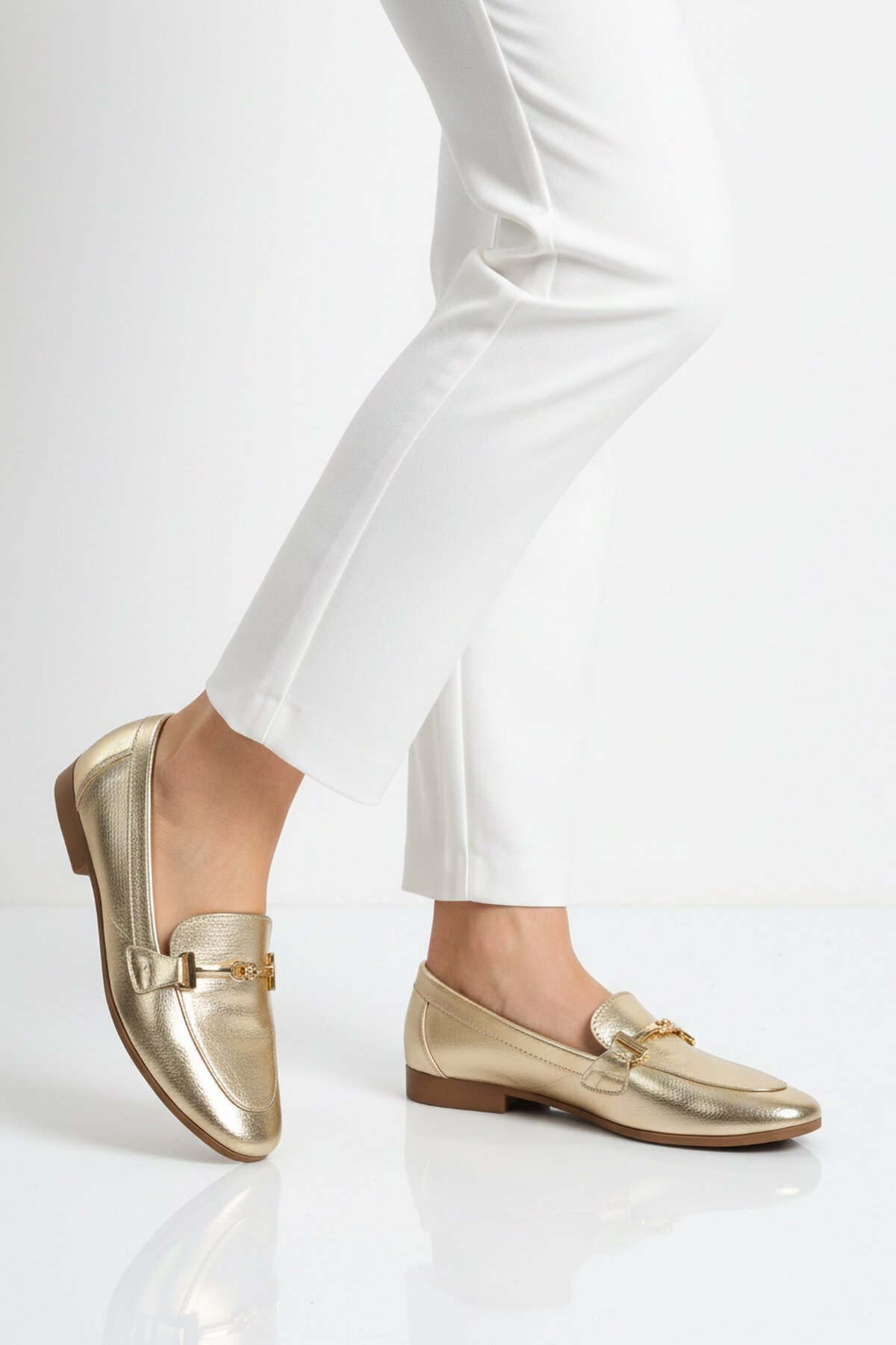 Altın Hafif Kadın Babet 572478 Z