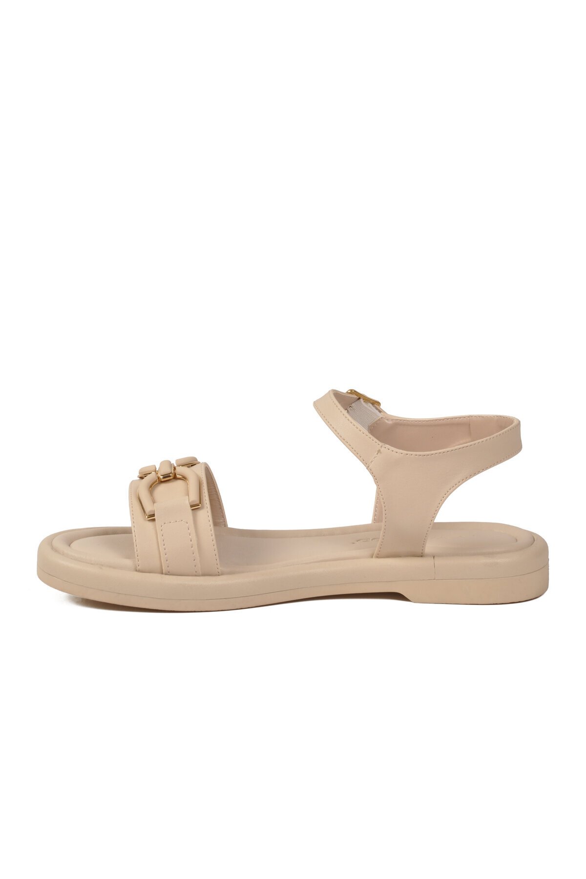 Bej Hafif ComfortSole Taban Kadın Sandalet 35442 Z