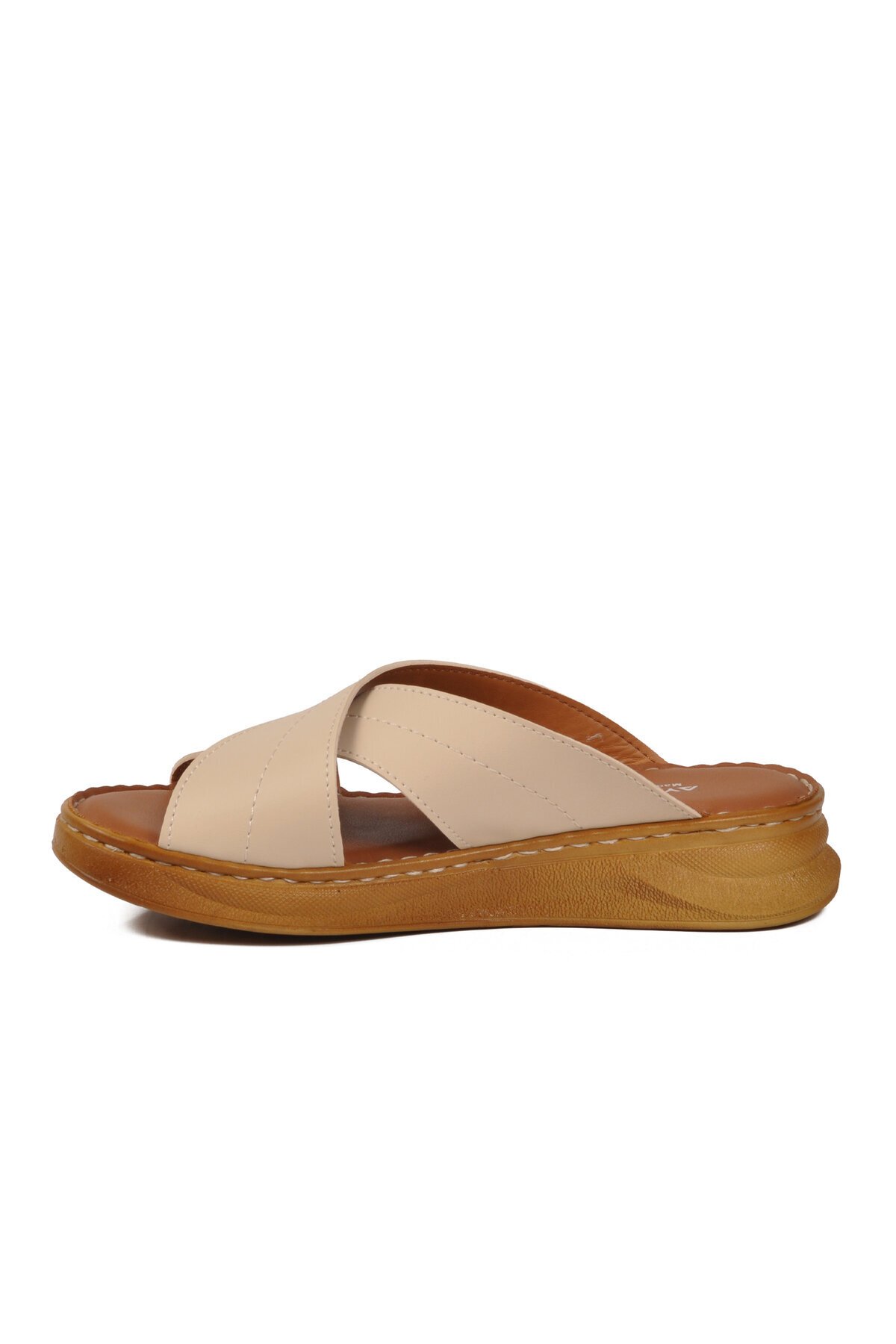 Bej ComfortSole Taban Kadın Terlik 492148 Z