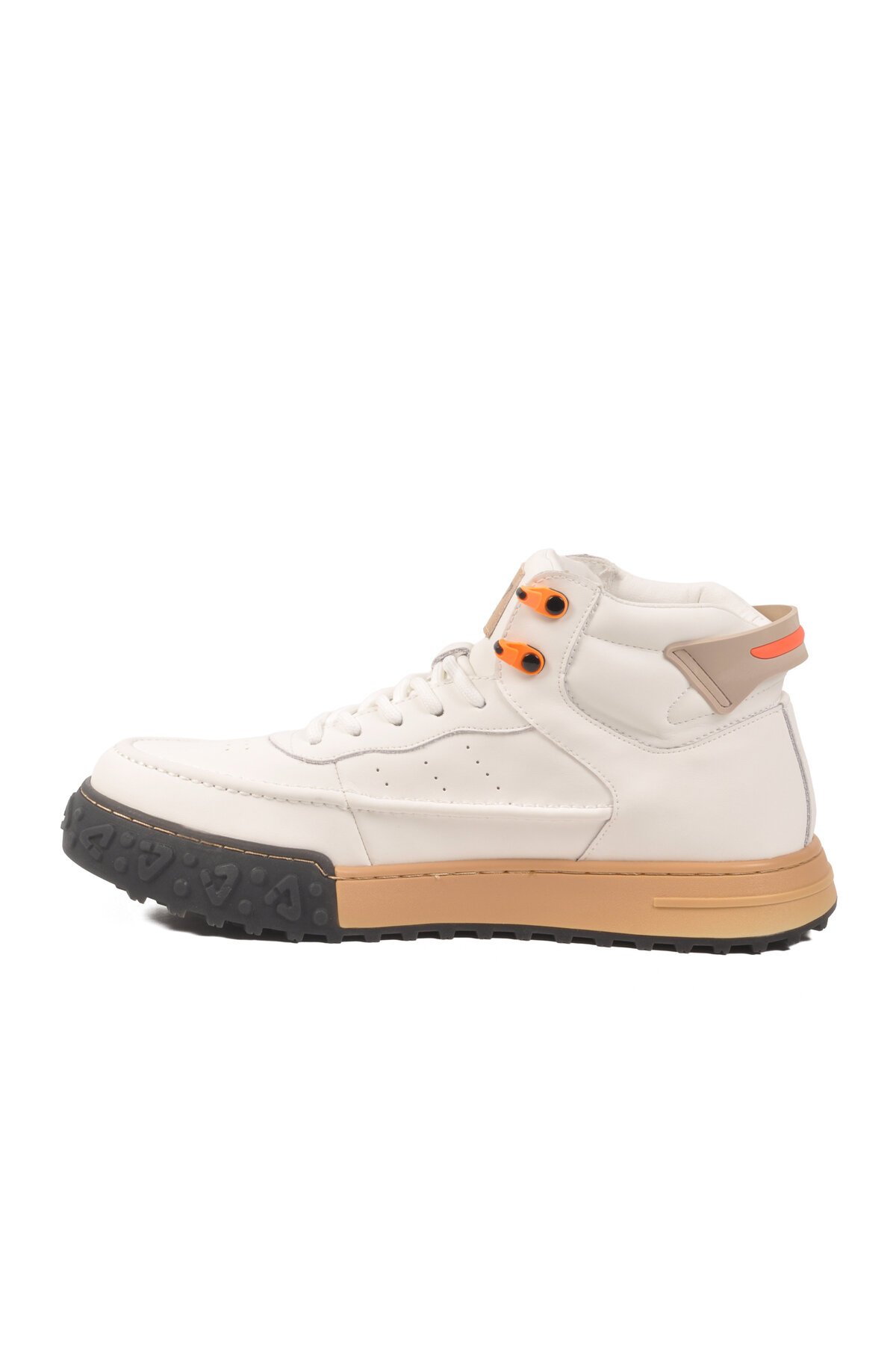 Beyaz Hakiki Deri Erkek Sneaker 152-18111 M