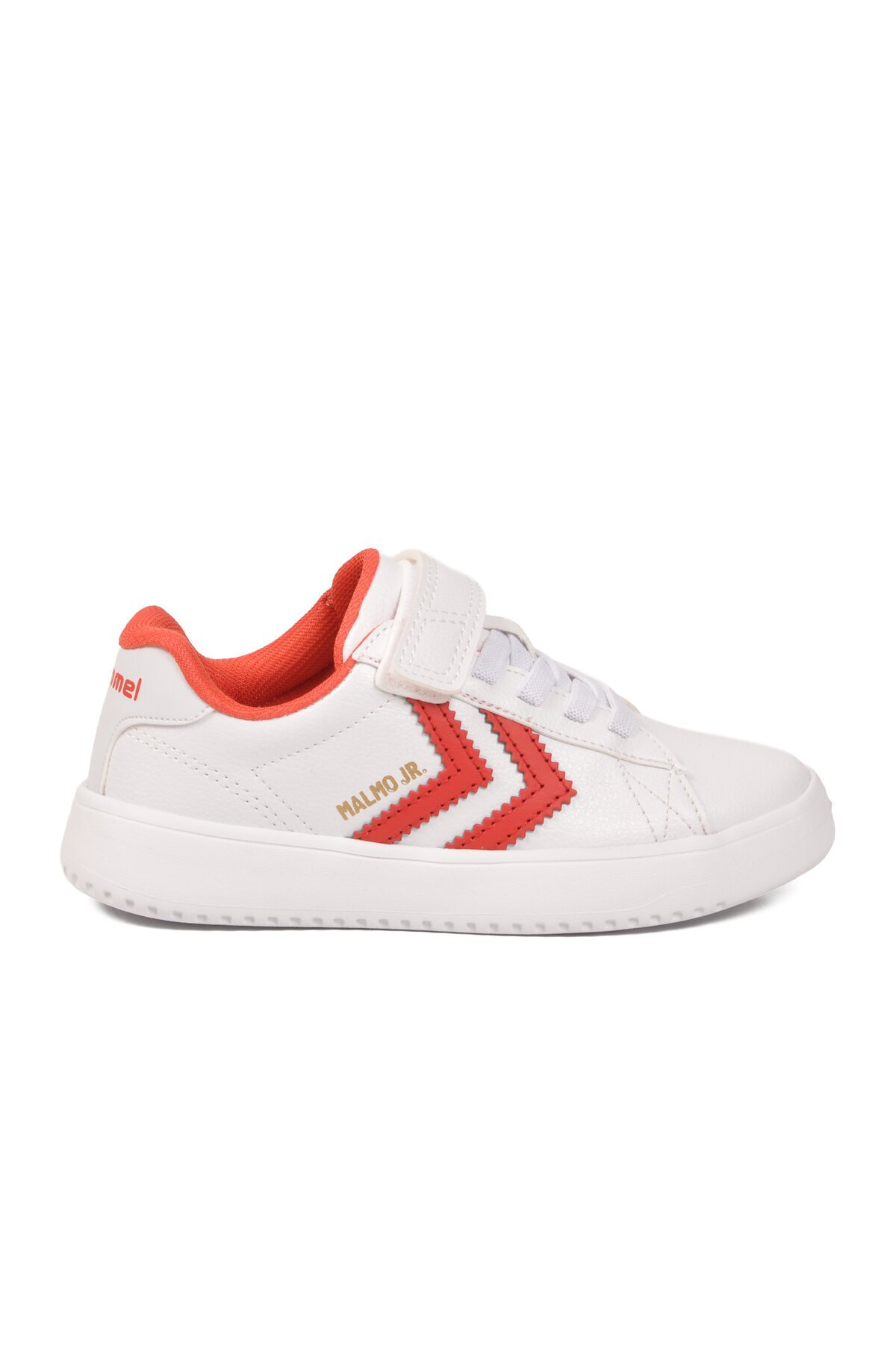 Beyaz-Kırmızı Rahat Taban Unisex Çocuk Spor Ayakkabı 900869 Hml Jr