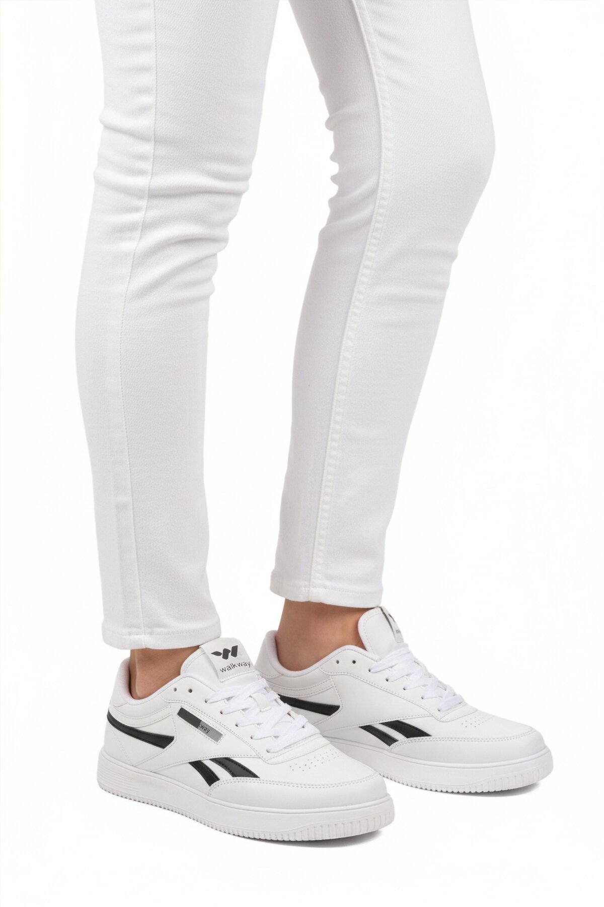 Beyaz-Siyah Erkek Spor Ayakkabı Marlow M