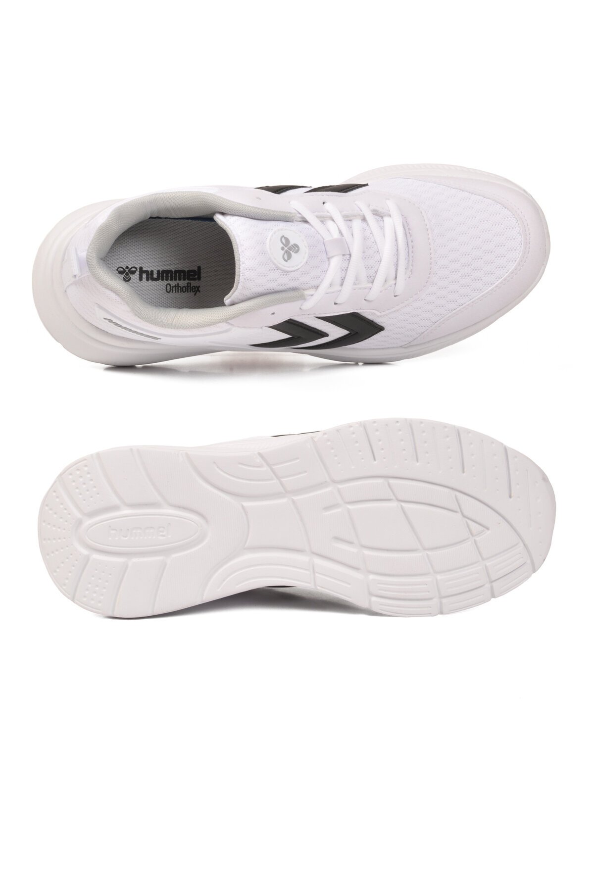 Beyaz-Siyah Unisex Rahat Taban Spor Ayakkabı 900887 Hml  II