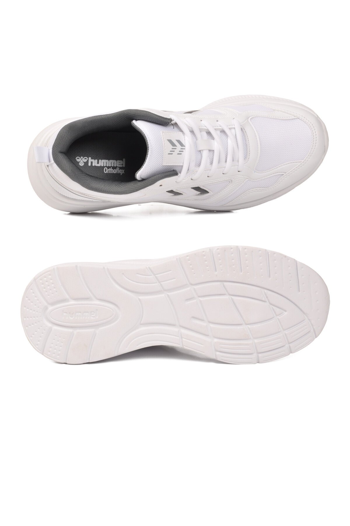 Beyaz-Siyah Rahat Taban Unisex Spor Ayakkabı 900895 Hml II