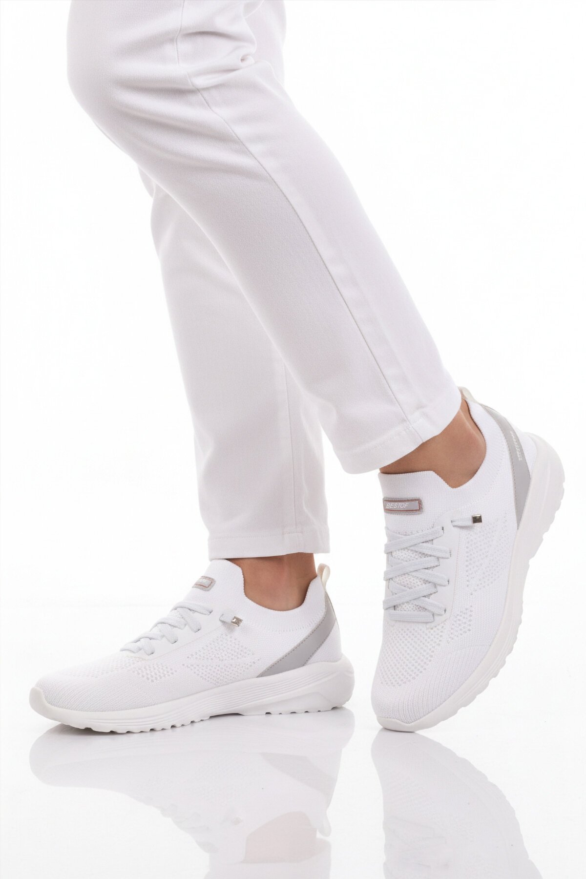 Beyaz Erkek Spor Ayakkabı Bst-646 M
