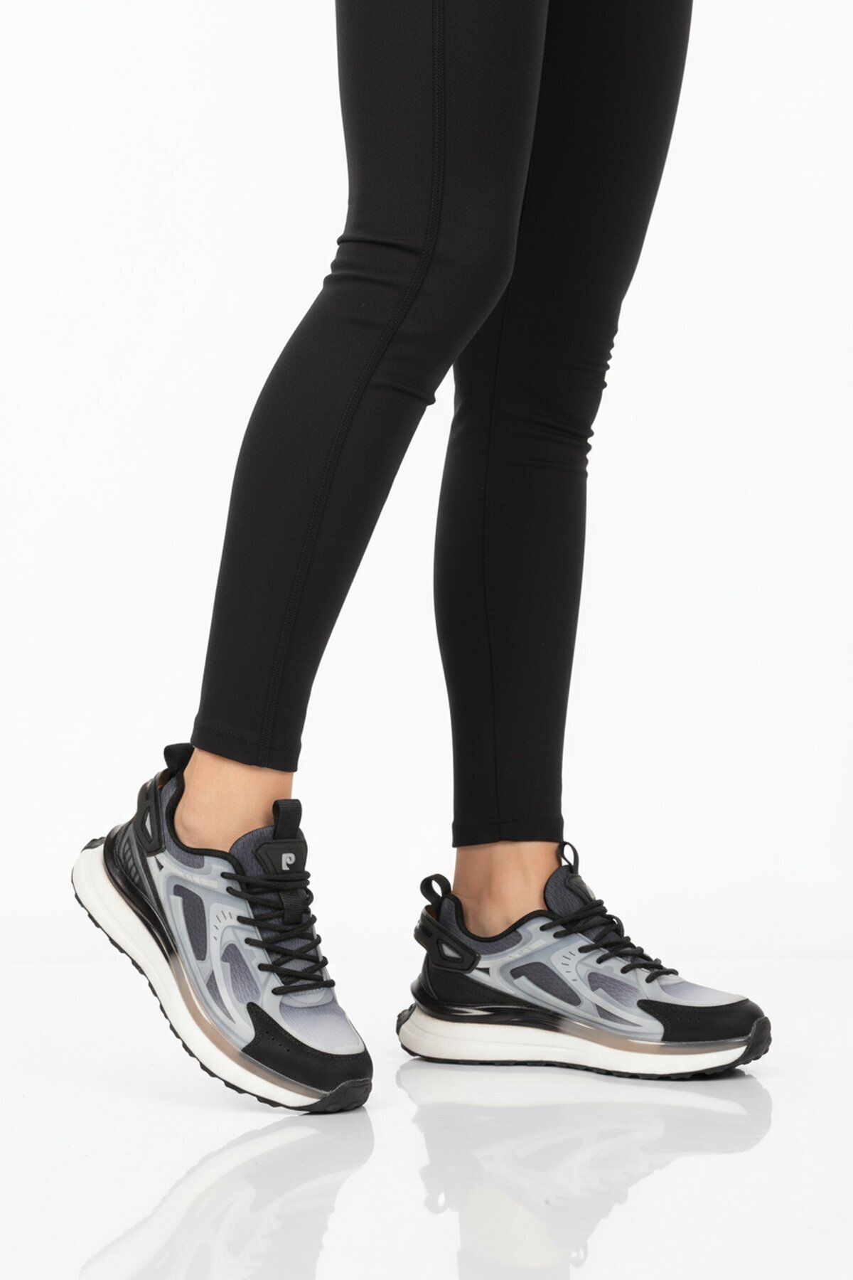 Gri-Siyah Memory Foarm Unisex Spor Ayakkabı PCI-10106 Z