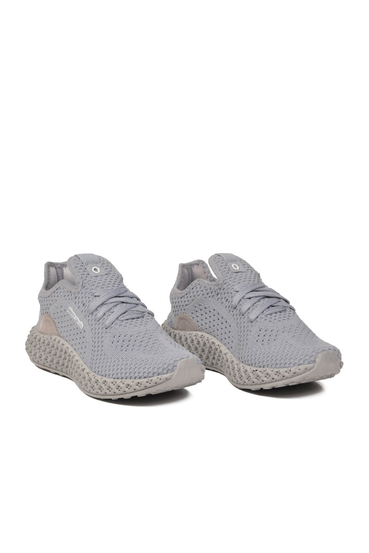 Gri Tekstil Nefes Alan konfor Odaklı Unisex Spor Ayakkabı PC-30680 Z