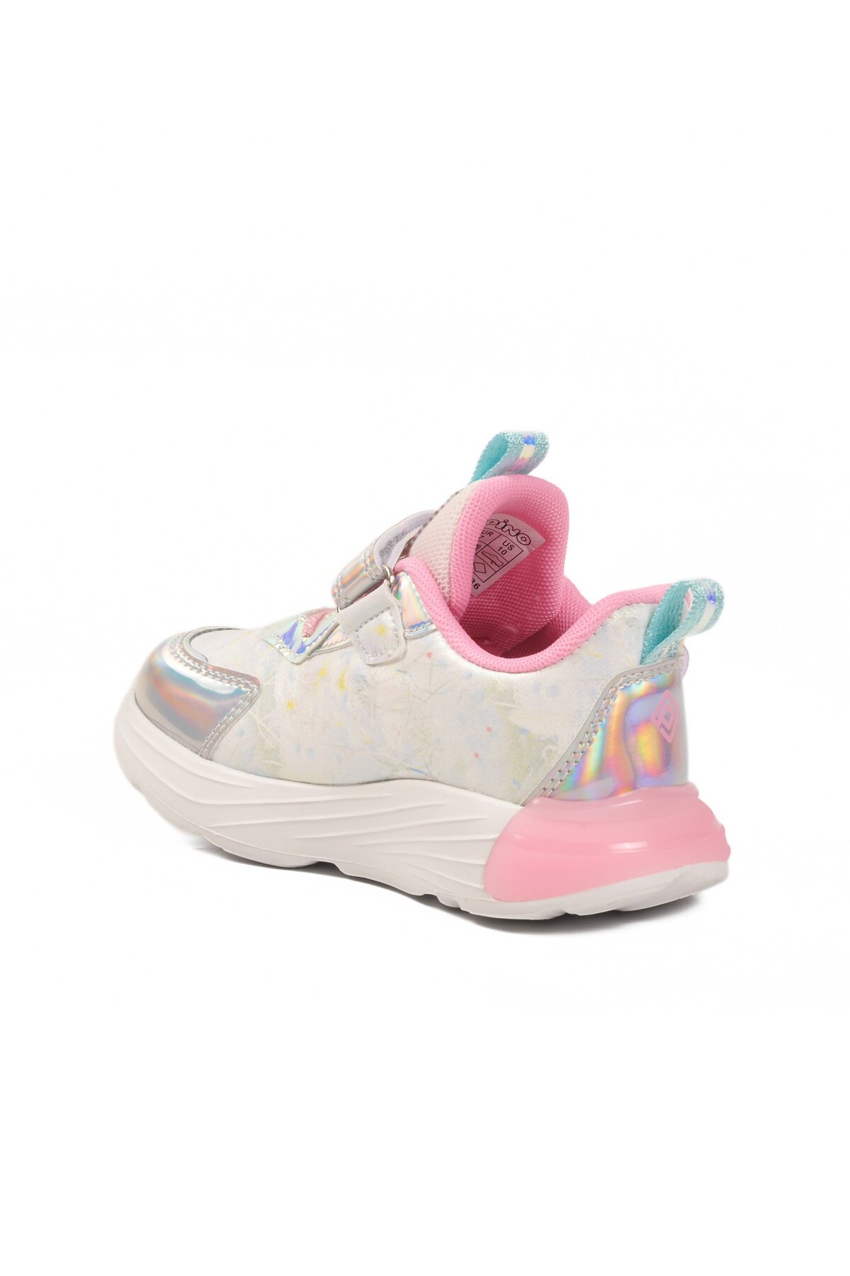 Gümüş Cırtlı Çocuk Spor Ayakkabı 1986 P