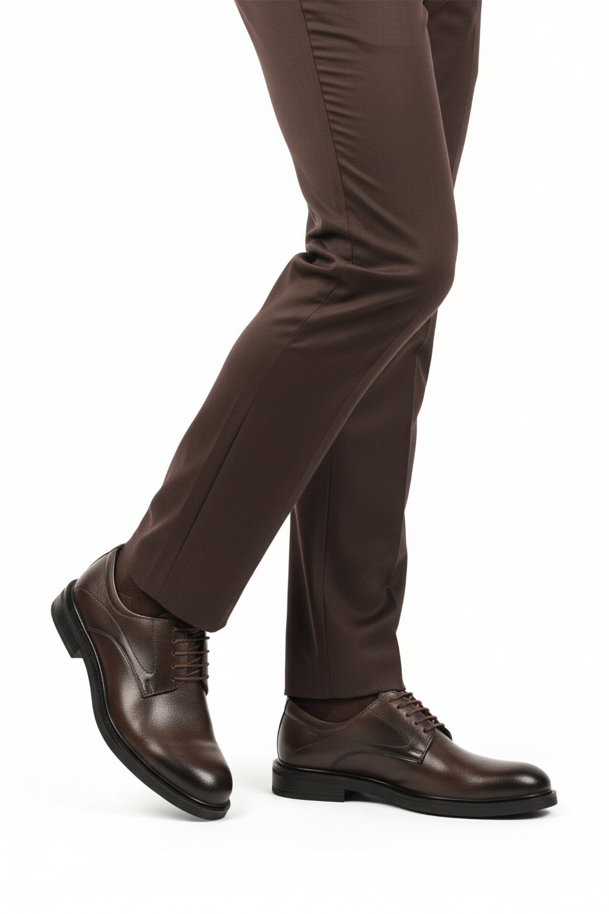 Kahve Hakiki Deri Erkek Günlük Ayakkabı 623 M