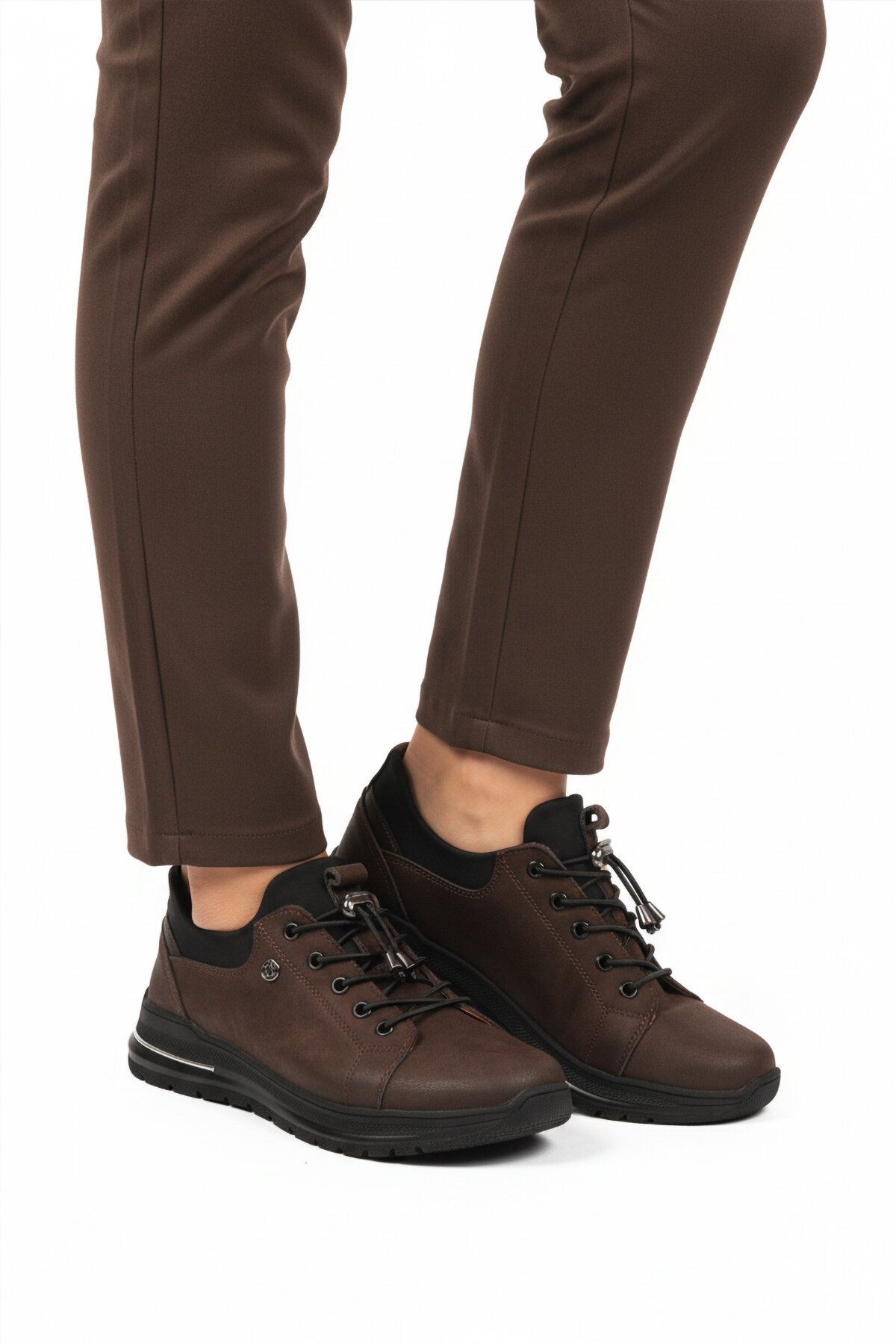 Kahve Nubuk Kadın Günlük Ayakkabı 5004 Z