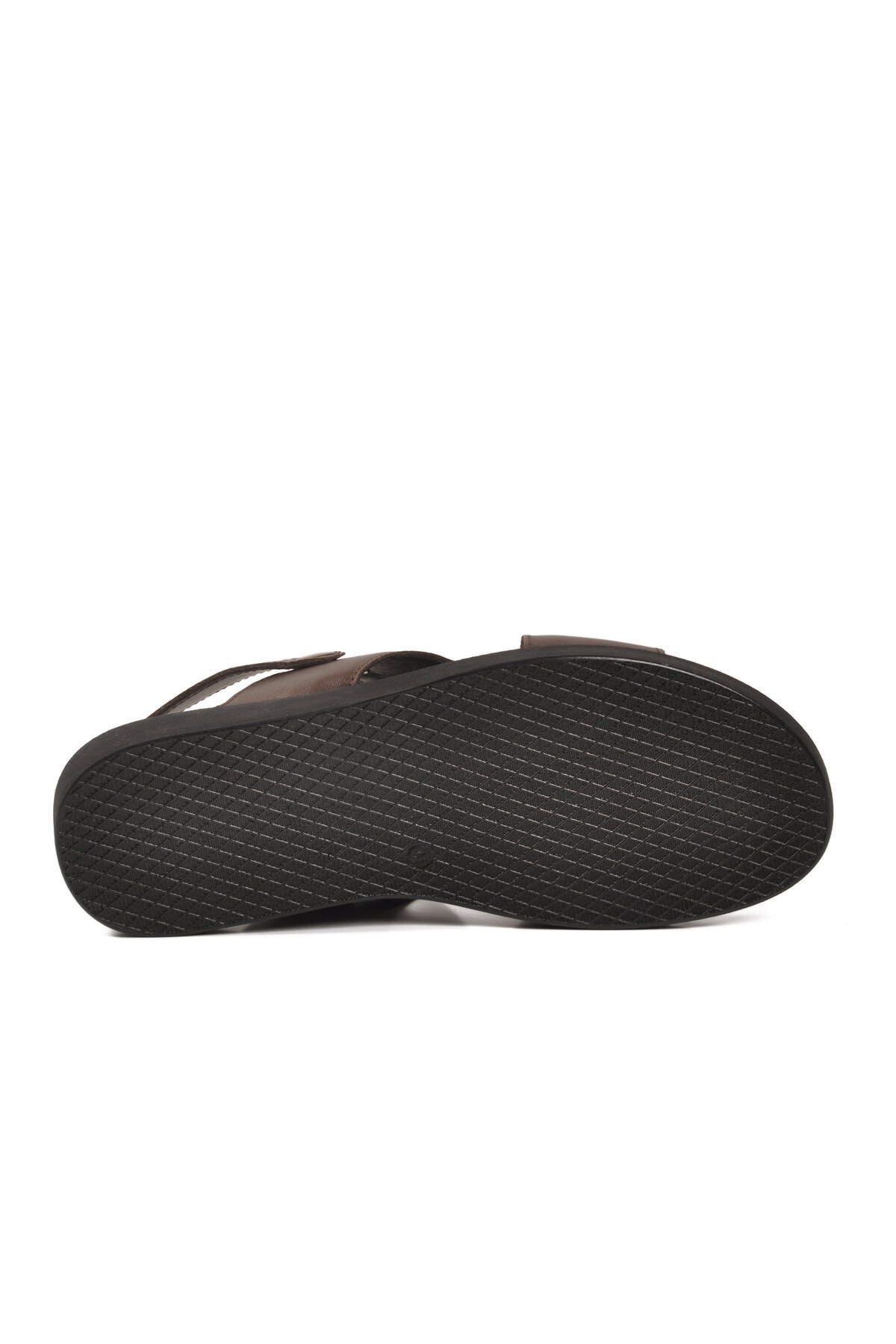 Kahve hakiki Deri Erkek Sandalet PC-7315 M