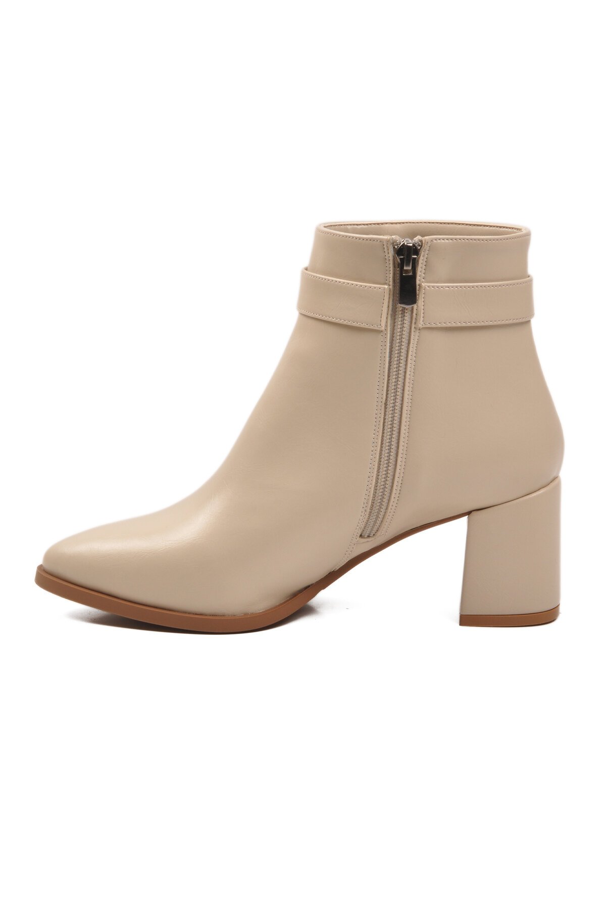 Krem Parlak Kadın Bot PC-54975 Z