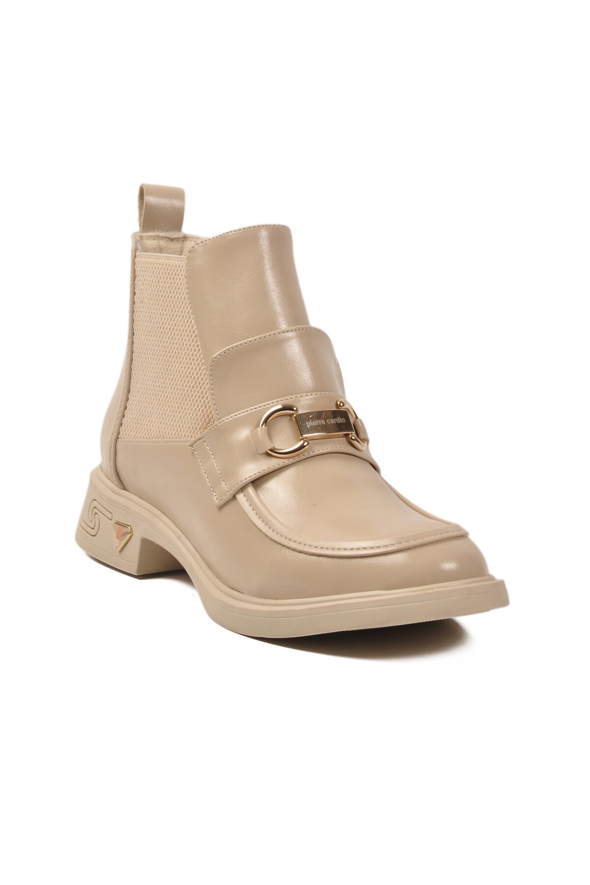 Krem Parlak Kadın Bot PC-55250 Z