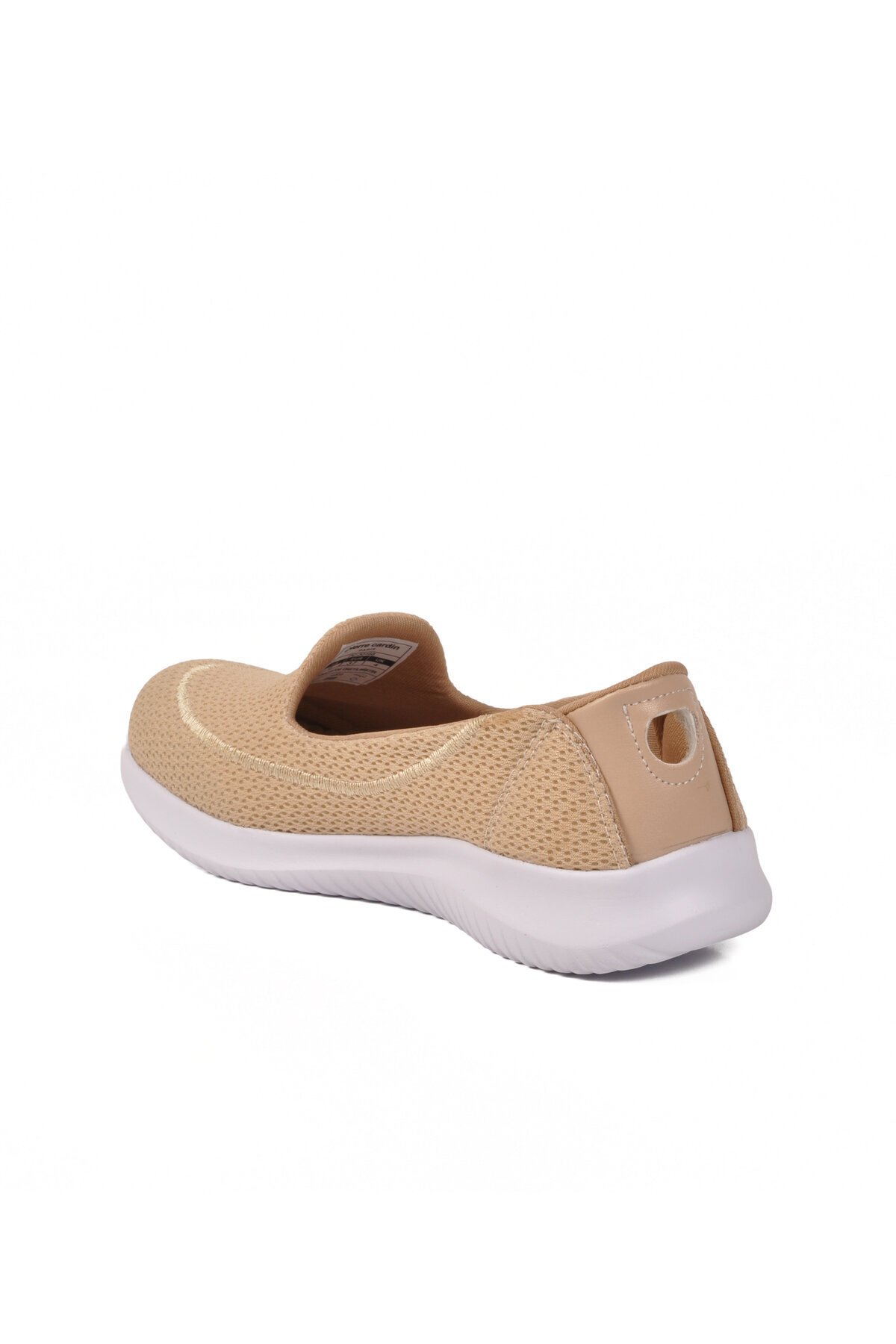 Krem Tekstil Hafif Esnek Kadın Spor Ayakkabı PC-30168 Z