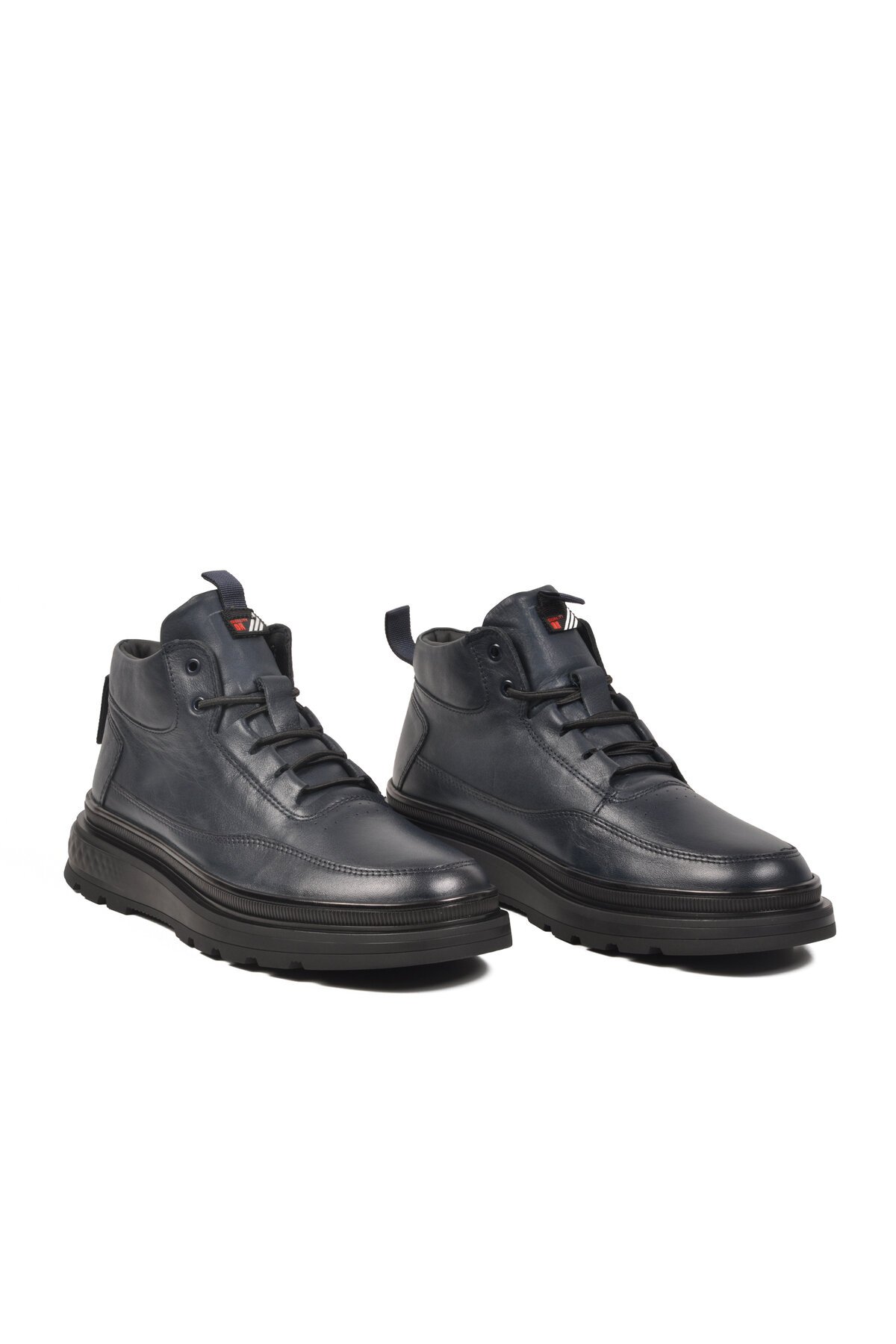 Lacivert Hakiki Deri Erkek Bot 152-18330 M