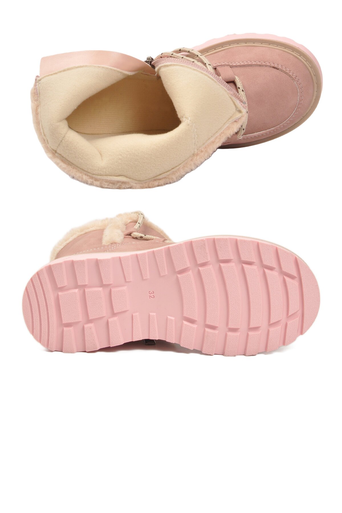 Pudra Fermuarlı Çocuk Bot Lina F