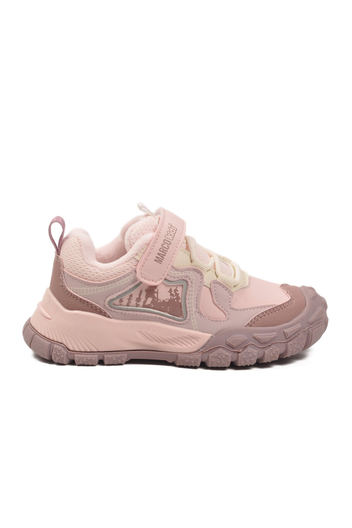 Pudra Kaymaz Taban Çocuk Spor Ayakkabı 22678 P