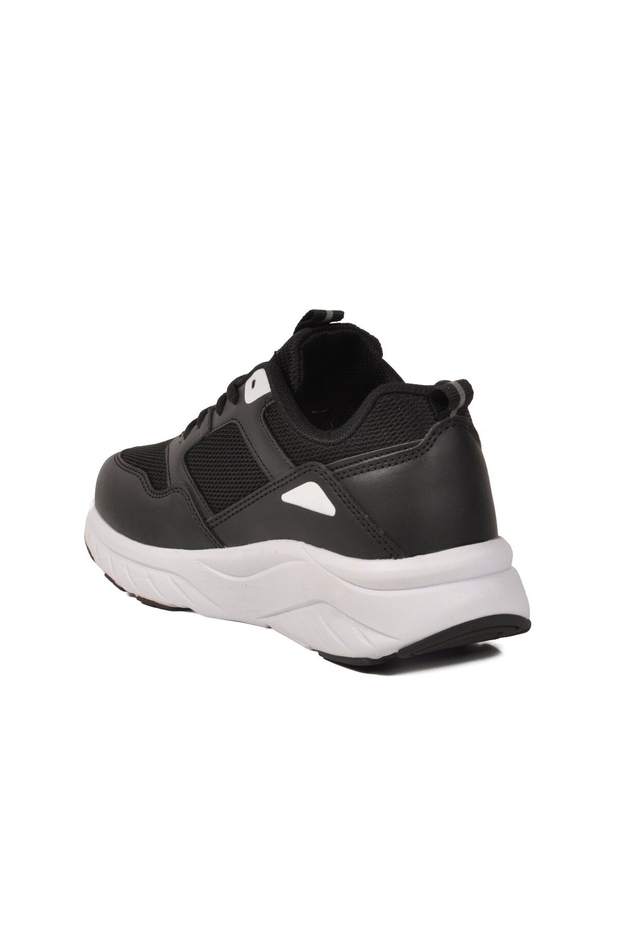 Siyah-Beyaz Yüksek Tabanlı Hafif Unisex Spor Ayakkabı 2105 Z