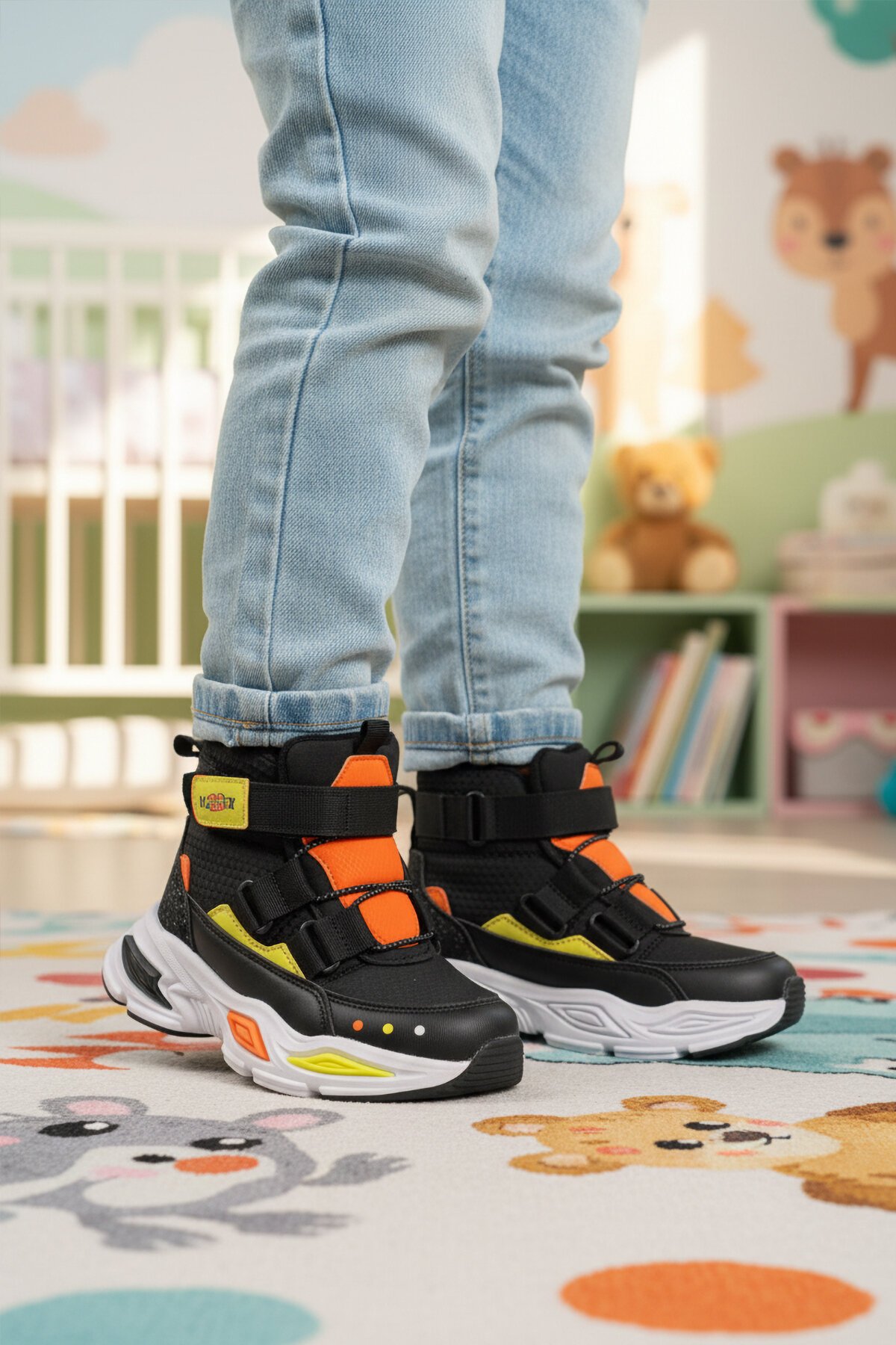 Siyah-Fosfor Sarı Çocuk Bot Pepino 2087 P