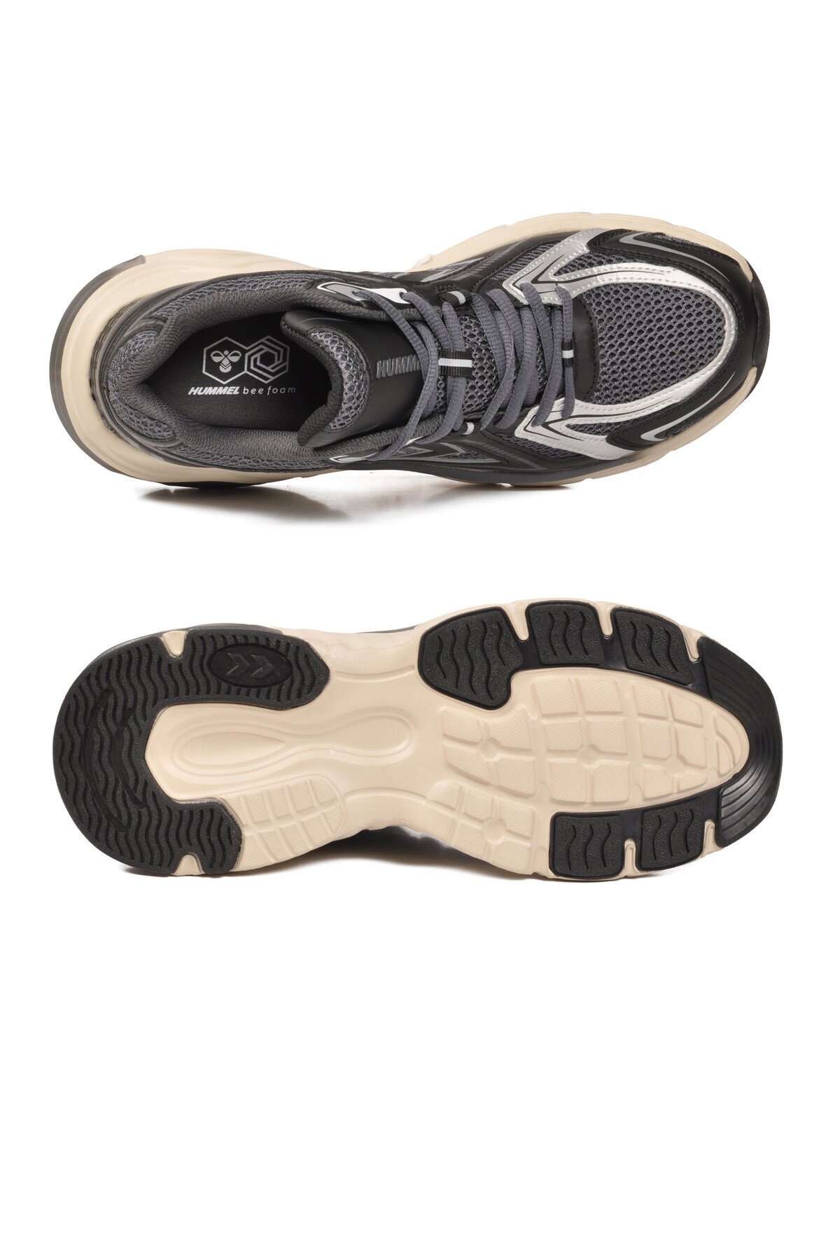 Siyah-Gri Tekstil Unisex Spor Ayakkabı 900794 Hml 700