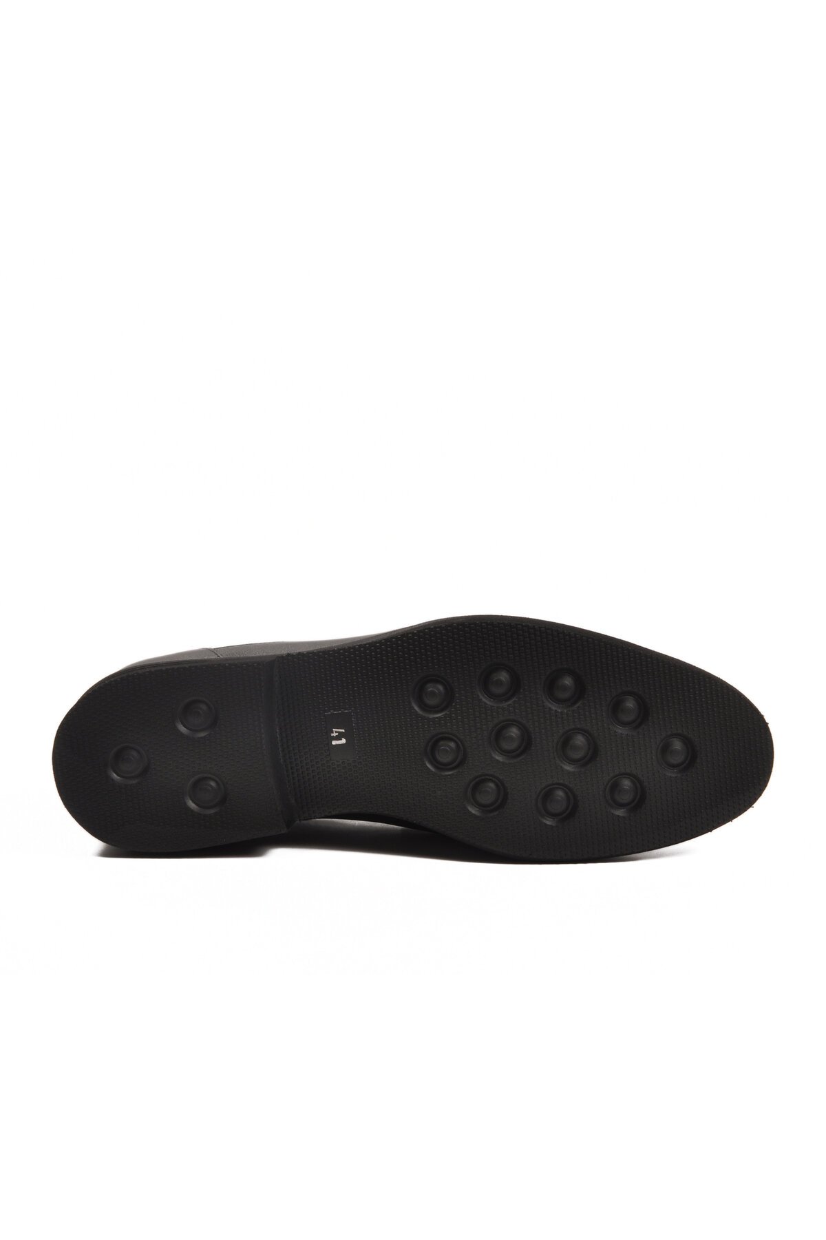 Siyah Hakiki Deri Erkek Günlük Ayakkabı 3255 M