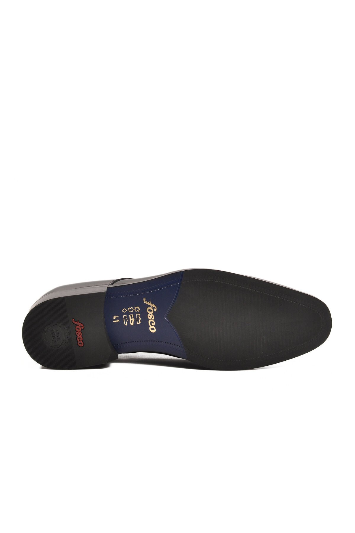 Siyah Rugan Hakiki Deri Erkek Klasik Ayakkabı Fosco 3265 M