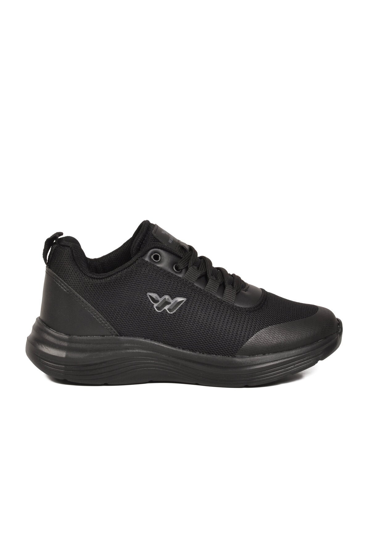 Siyah Tekstil Hafif Unisex Spor Ayakkabı 26111 Pete G