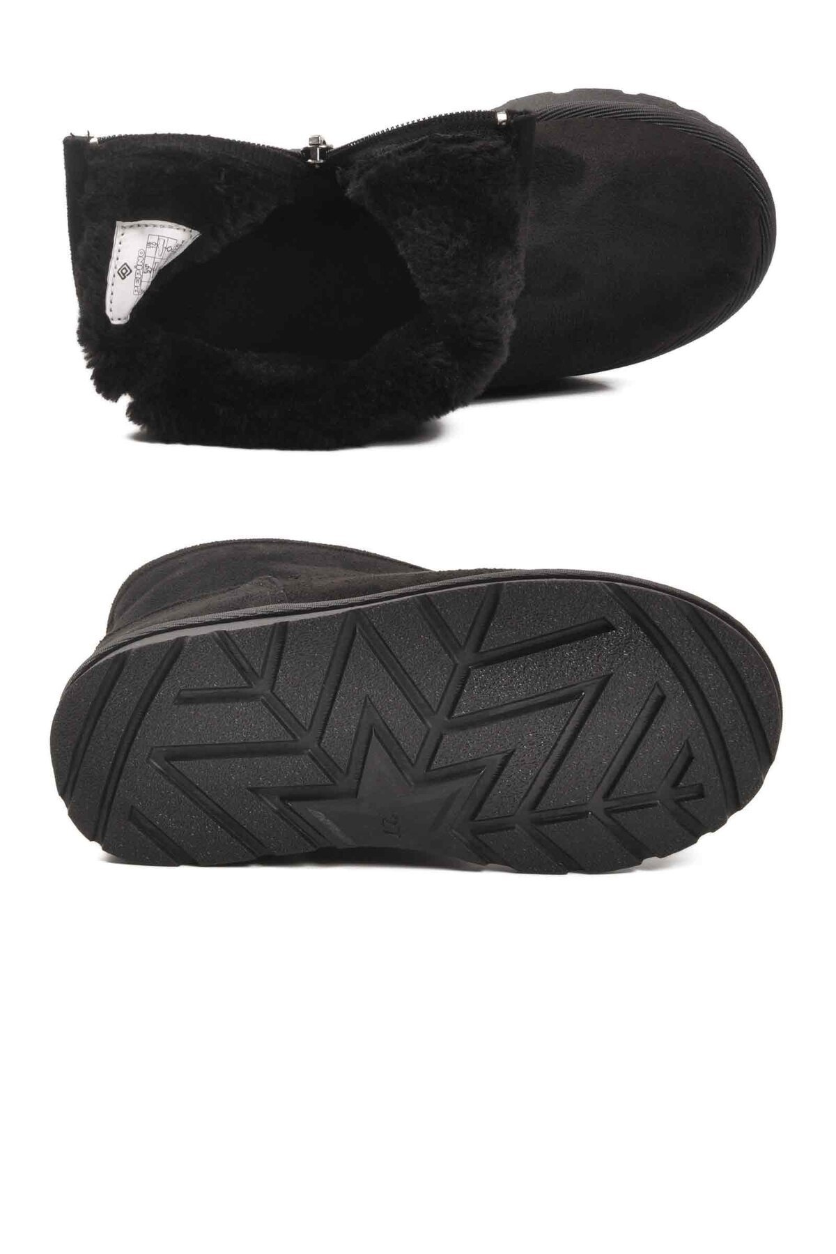 Siyah Süet Çocuk Bot 2096 P