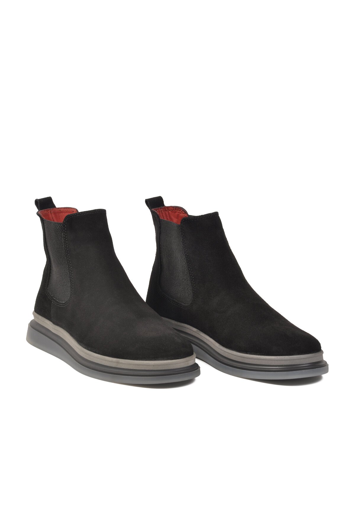 Siyah Süet Hakiki Deri Erkek Bot Marcorossi 153-5545 M