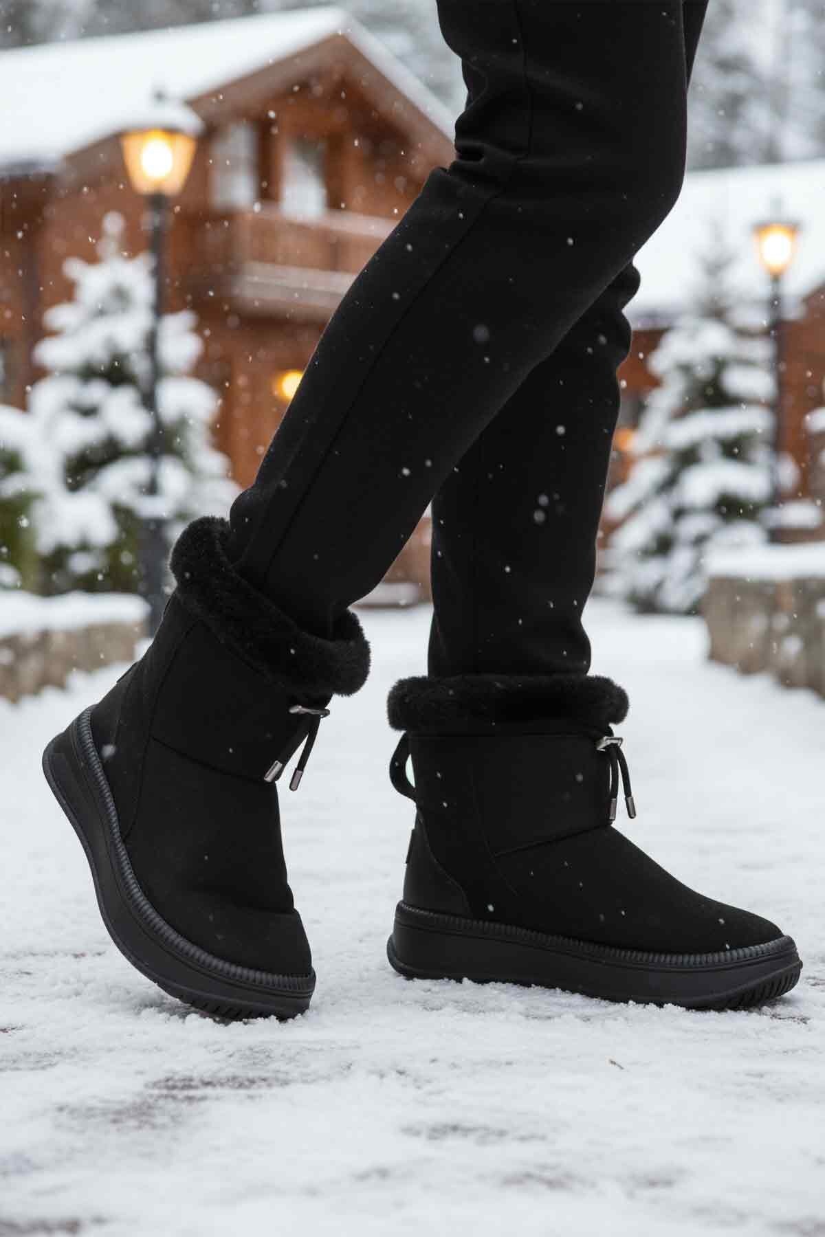 Siyah Kadın Bot 25003 Z