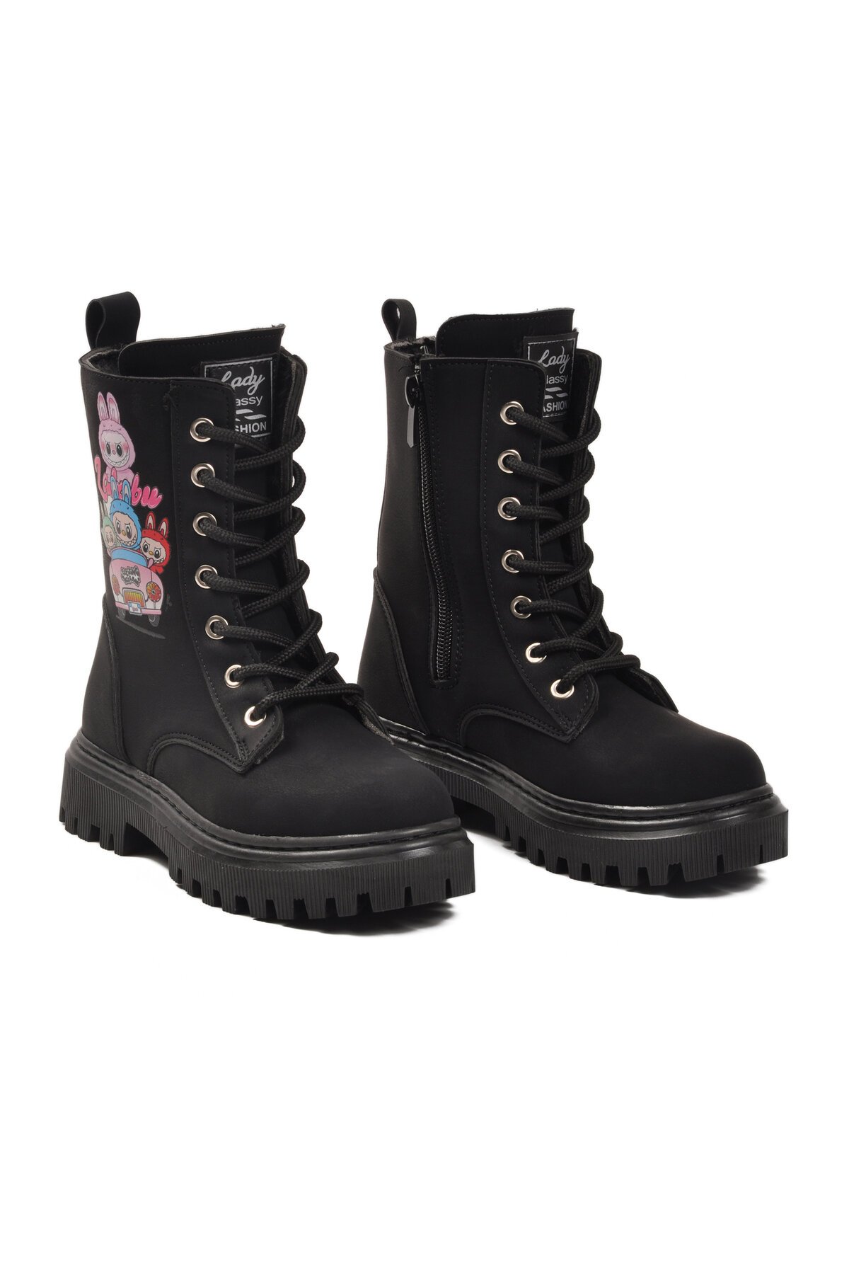 Siyah Zümrüt Çocuk Bot Lady Classy 2005 F