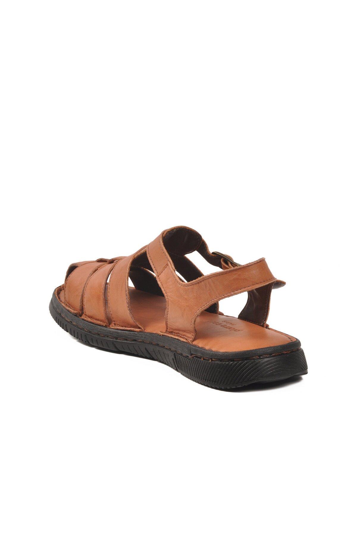 Taba Hakiki Deri Erkek Sandalet PC-7462 M