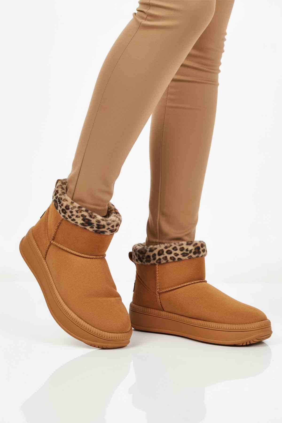 Taba-Leopar Kadın Bot 25001 Z
