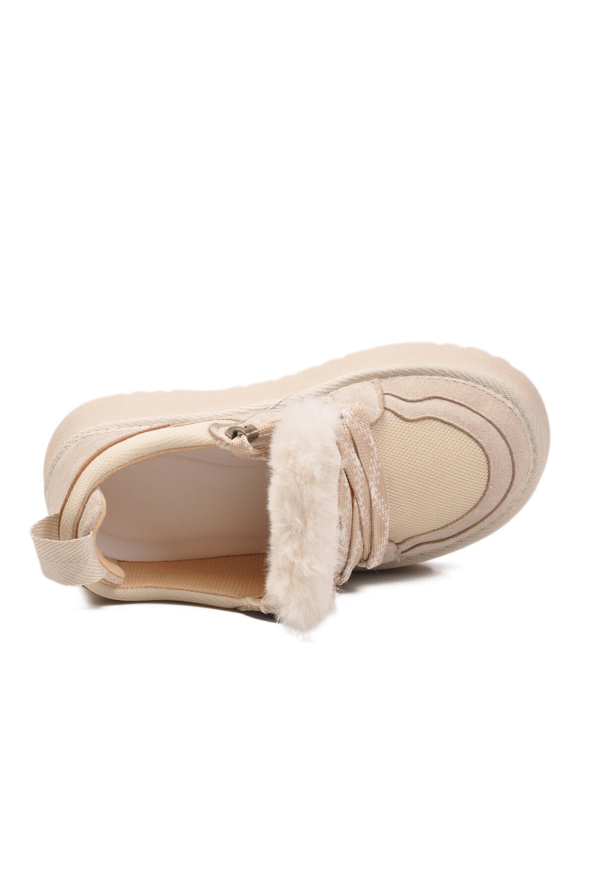 Bej Süet Unisex Çocuk Bot 412445 F